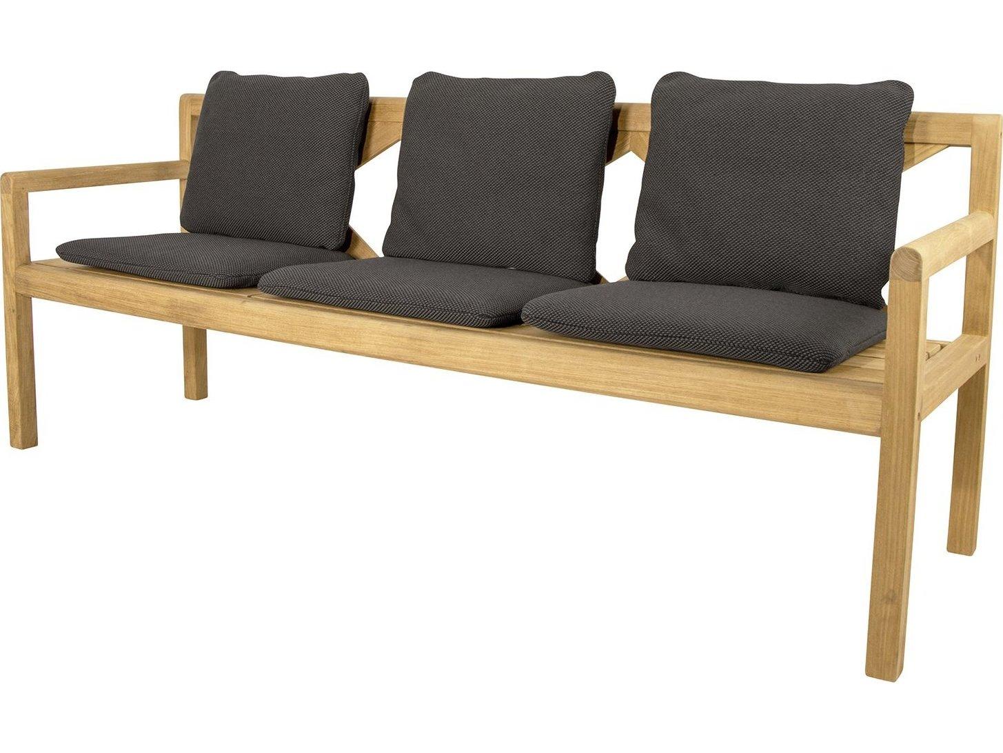 Cane Line Outdoor Grace Teak 3-Seater Bench