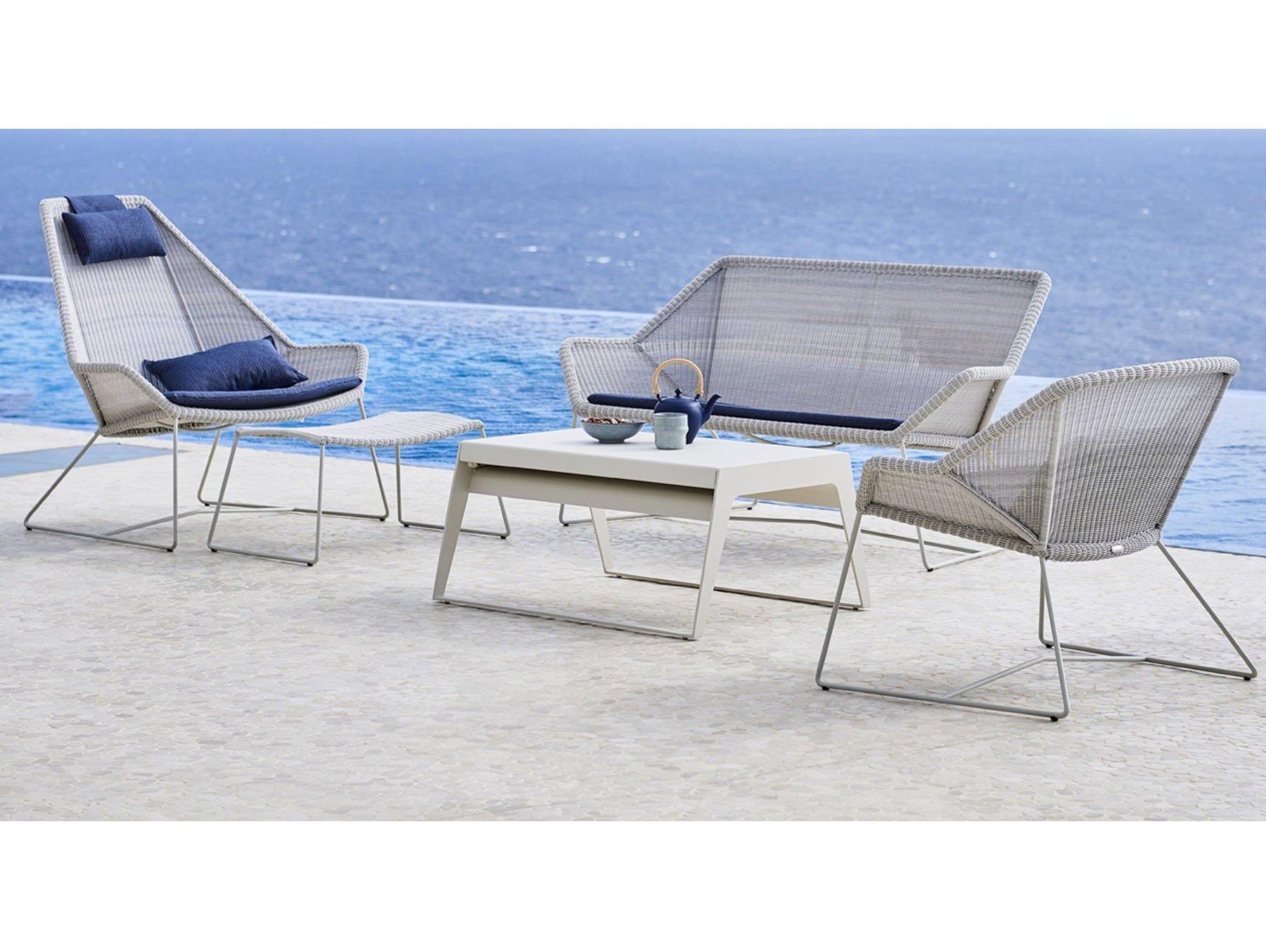 Cane Line Outdoor Breeze Aluminum Sofa
