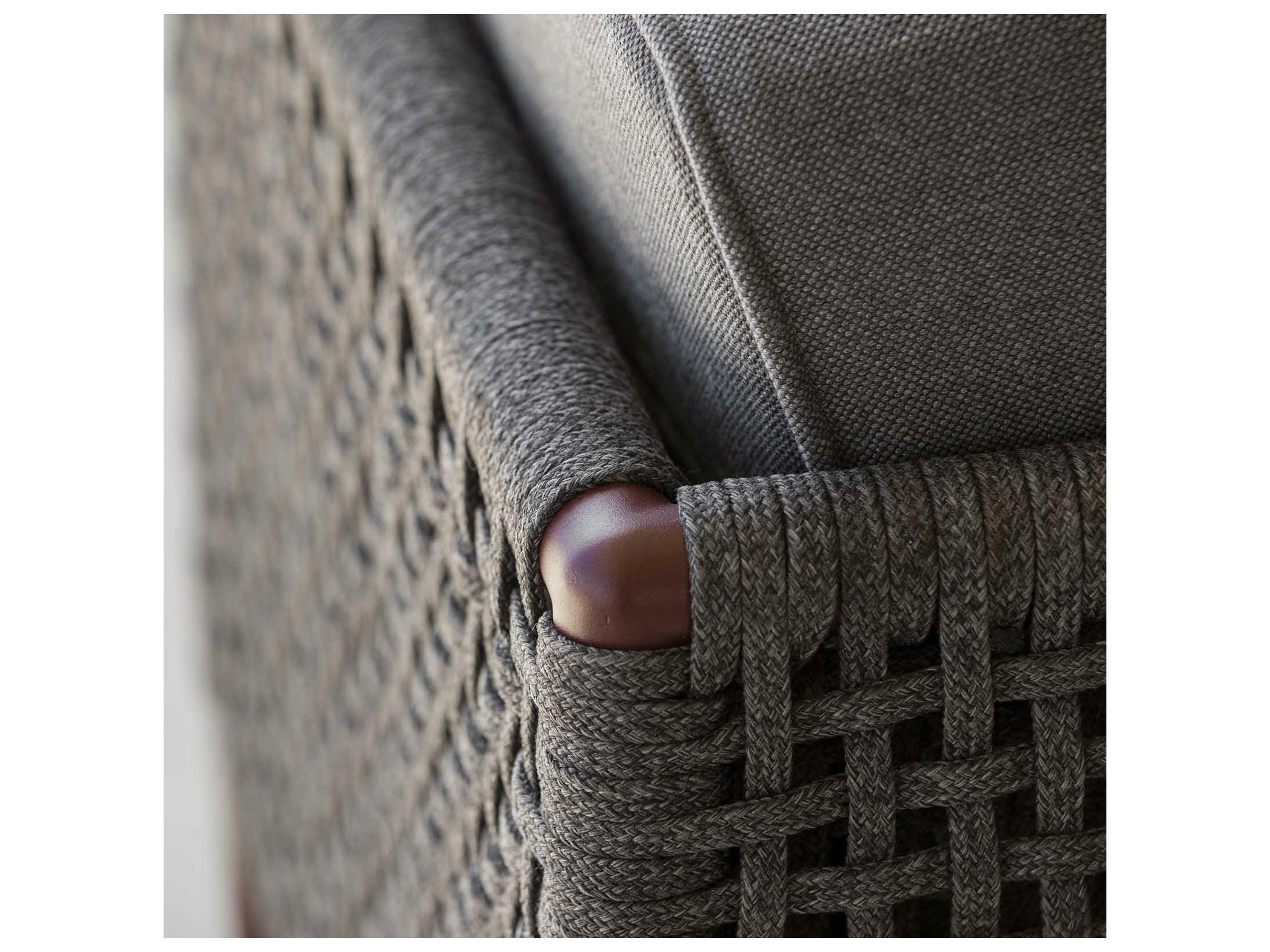 Cane Line Outdoor Encore Aluminum Wicker Cushion Sofa