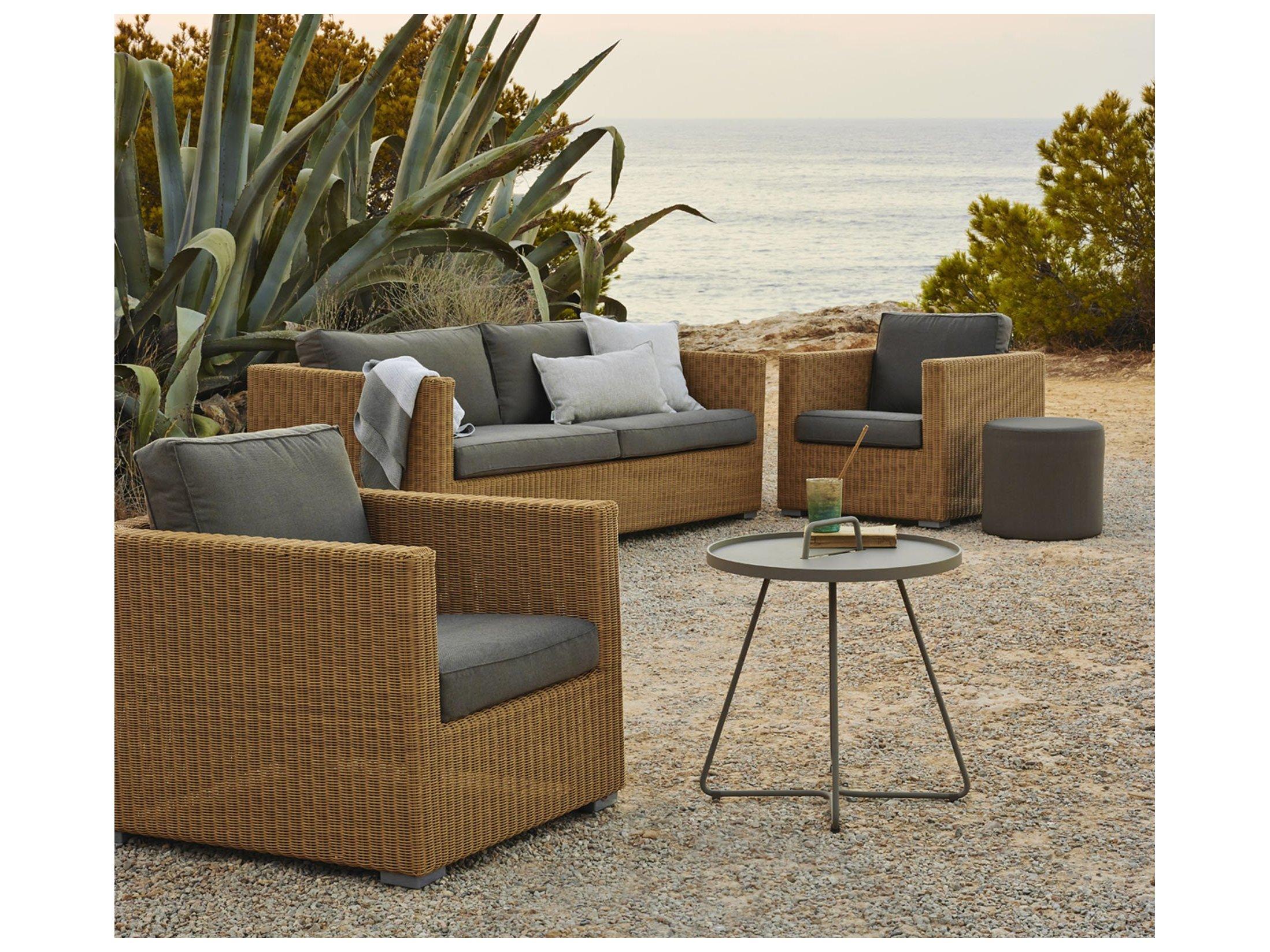 Cane Line Outdoor Chester Wicker 3-Seater Sofa