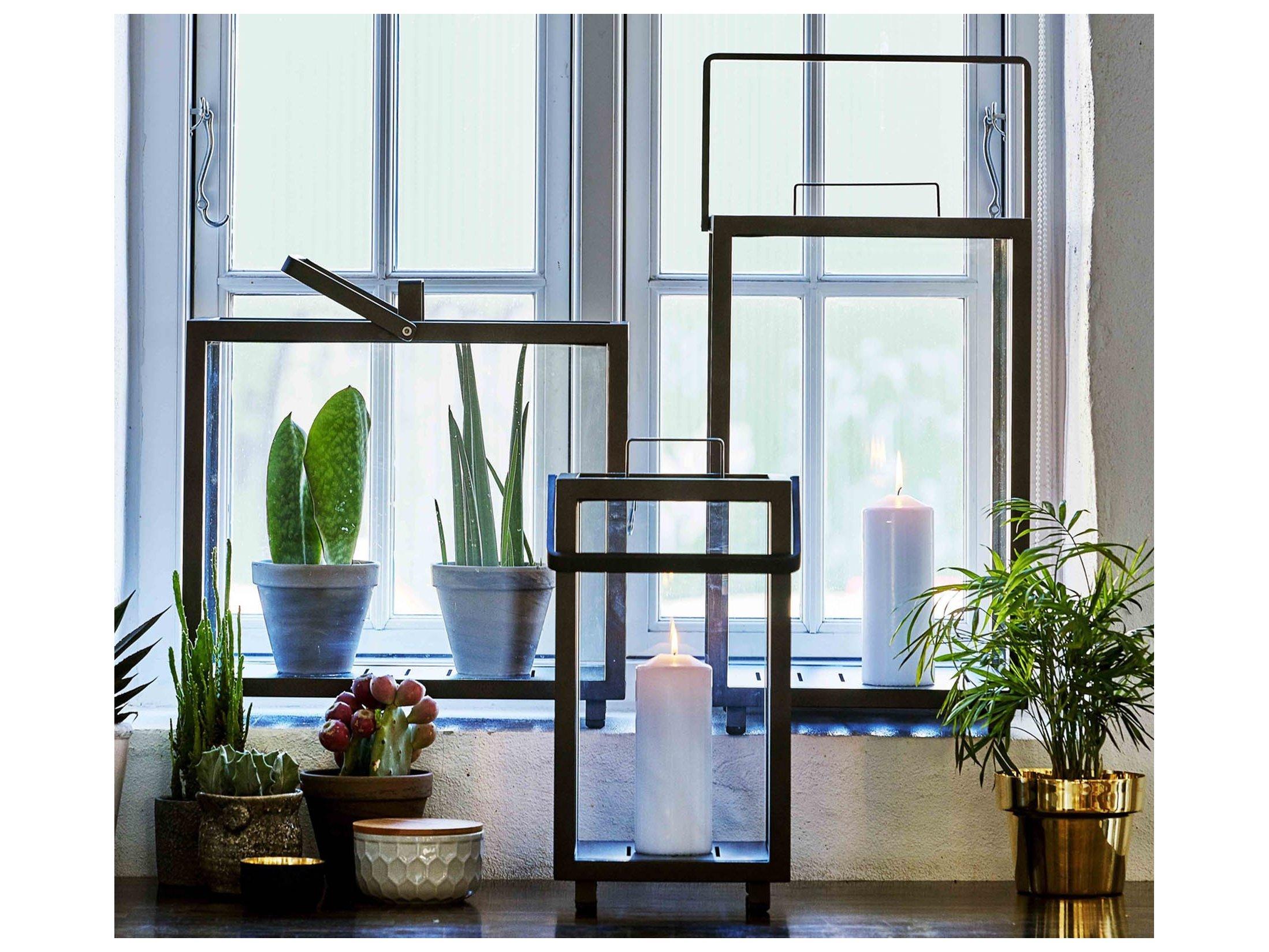 Cane Line Outdoor Lighthouse Aluminum Rectangular Lantern