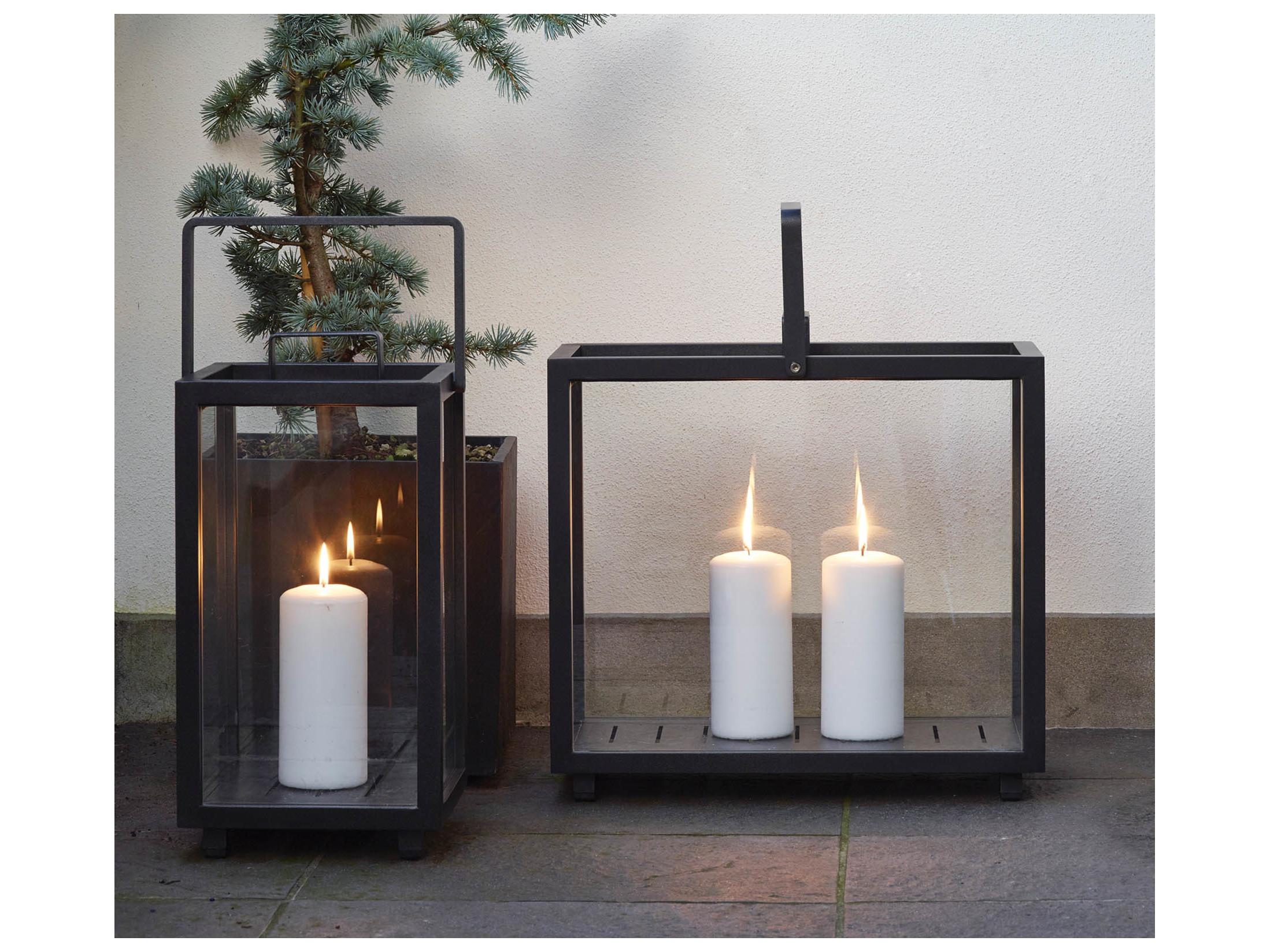 Cane Line Outdoor Lighthouse Aluminum Rectangular Lantern