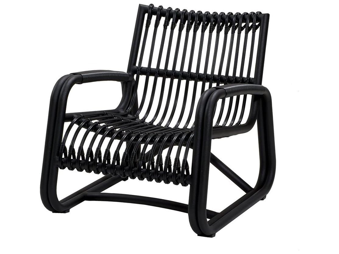 Cane Line Outdoor Curve Aluminum Wicker Lounge Chair