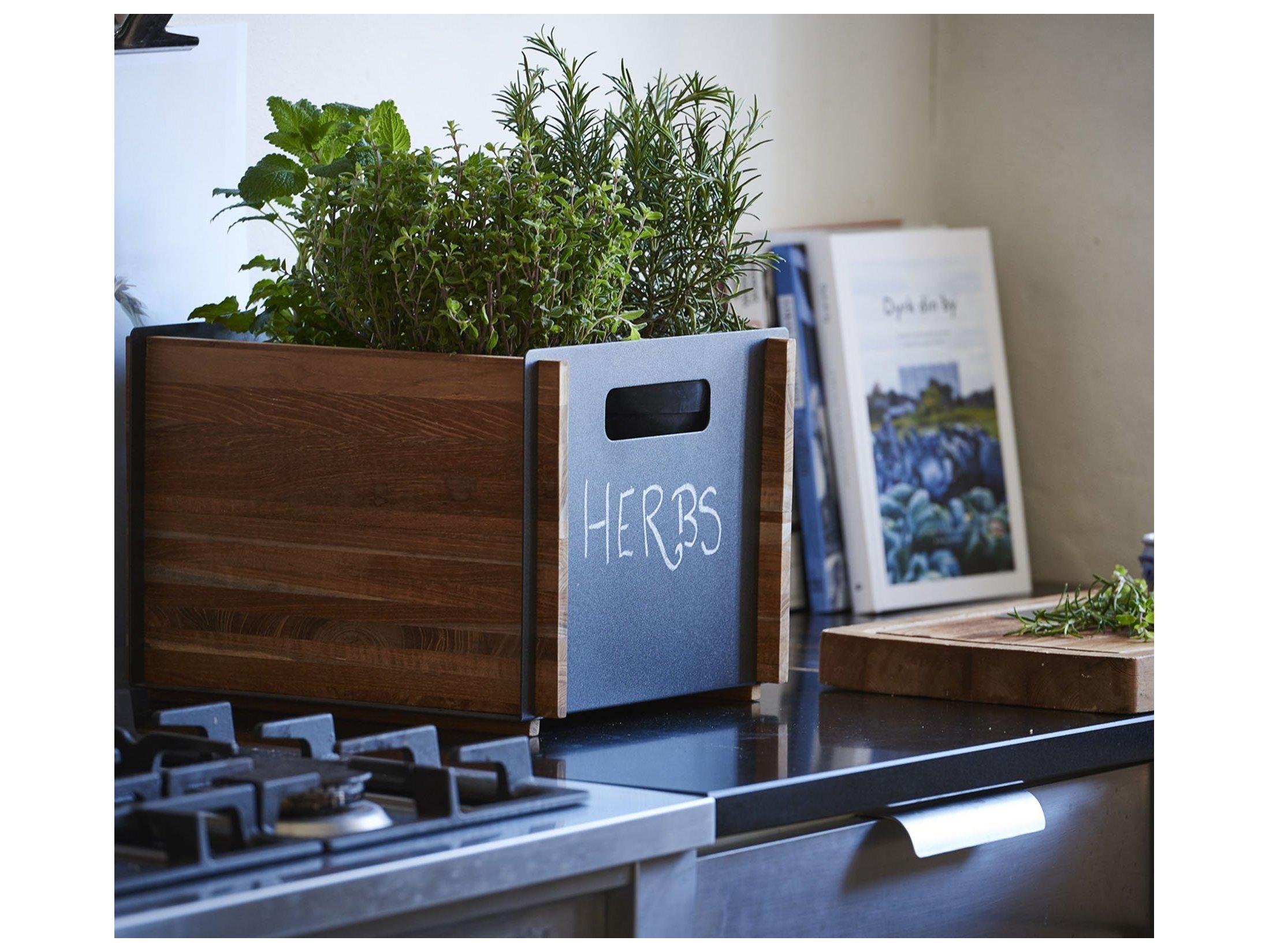 Cane Line Outdoor Teak Aluminum Storage Box