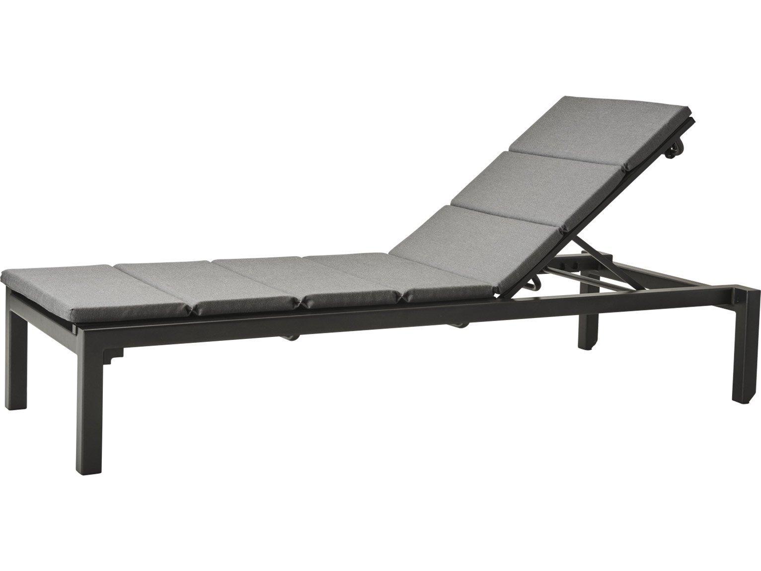 Cane Line Outdoor Relax Aluminum Stackable Sunbed Chaise Lounge