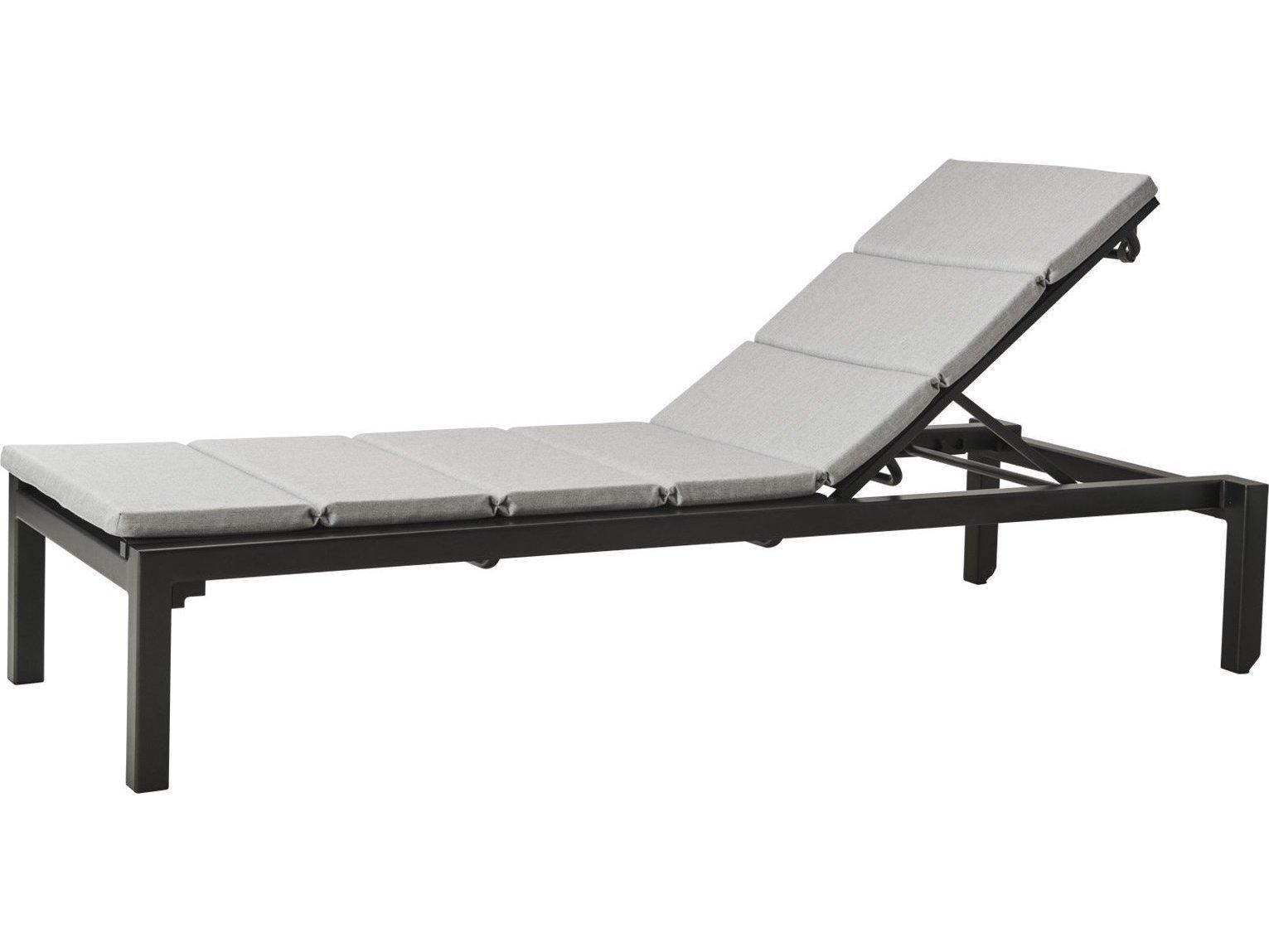 Cane Line Outdoor Relax Aluminum Stackable Sunbed Chaise Lounge