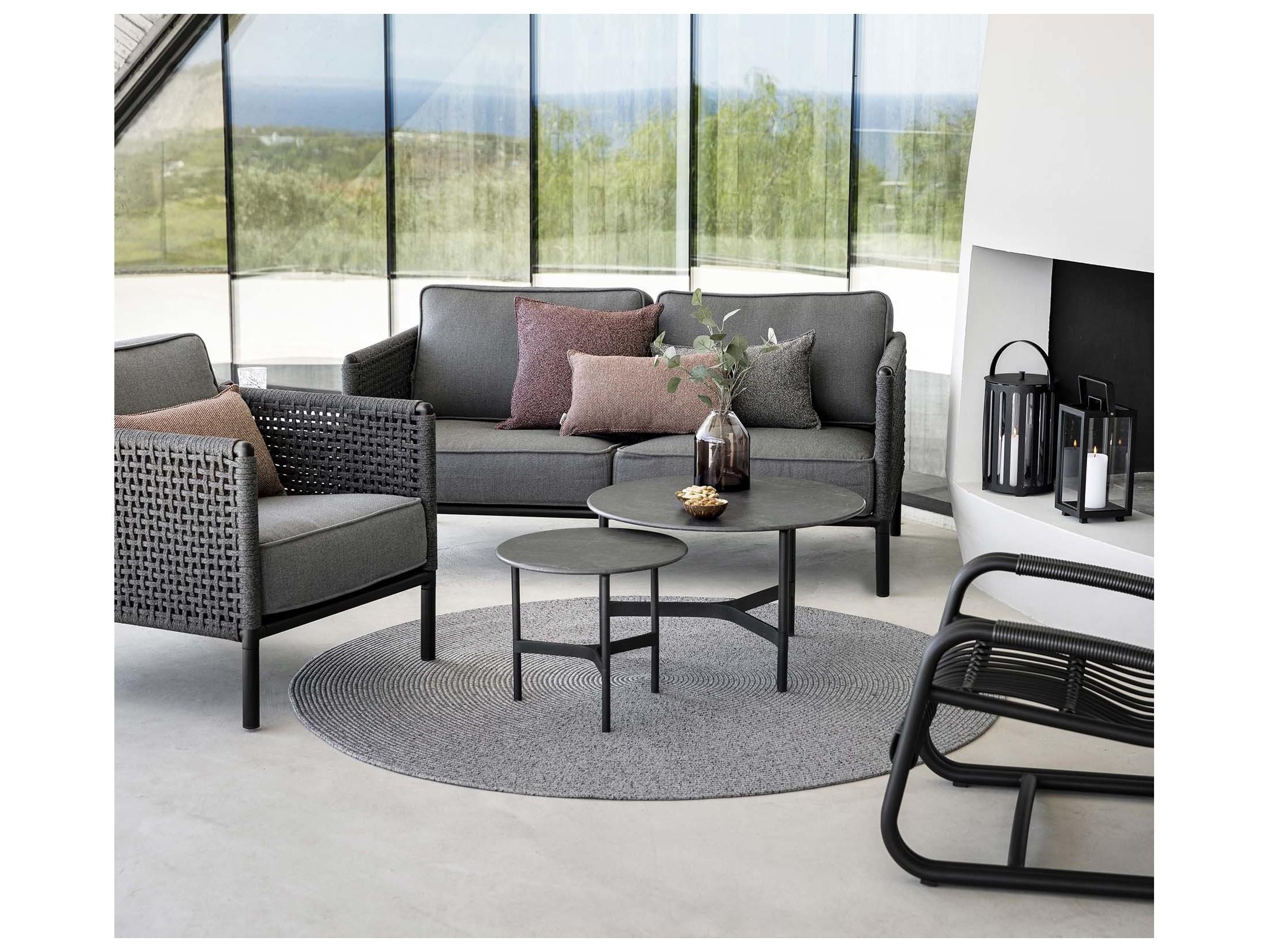 Cane Line Outdoor Circle Polypropylene 55.2'' Round Rug