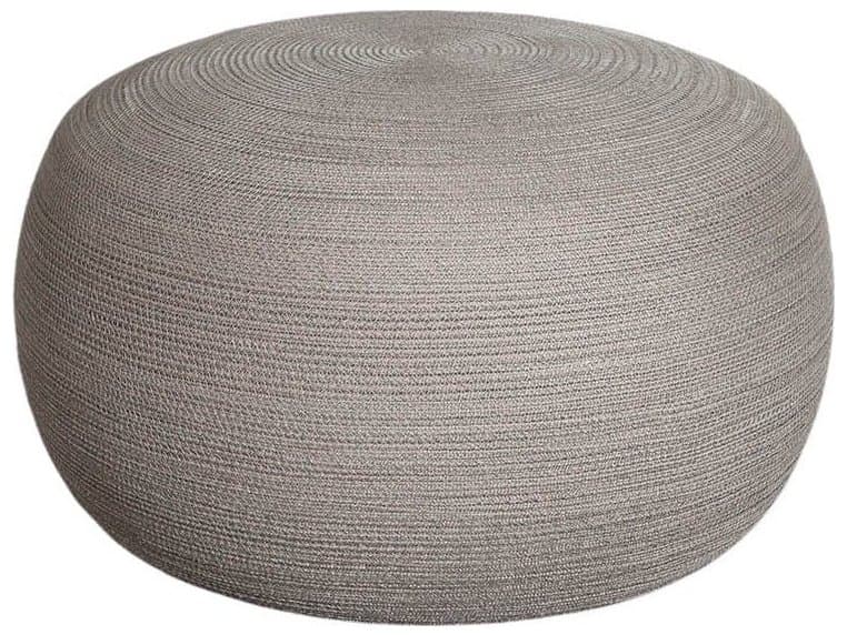 Cane Line Outdoor Circle Soft Rope Large Footstool