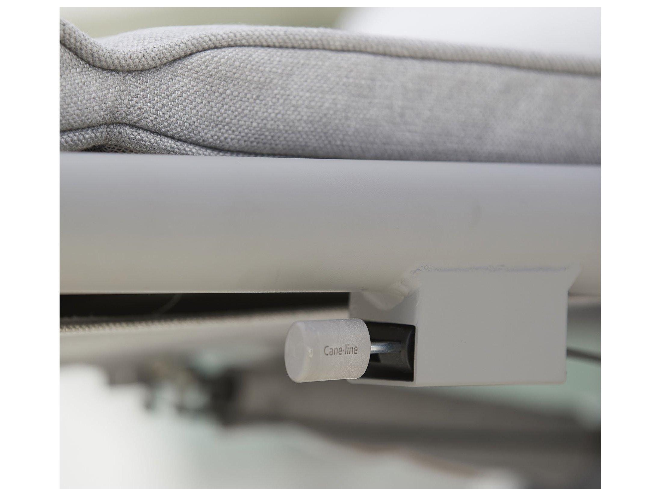 Cane Line Outdoor Conic Aluminum Cushion Sun Chaise Lounge with Gas Spring