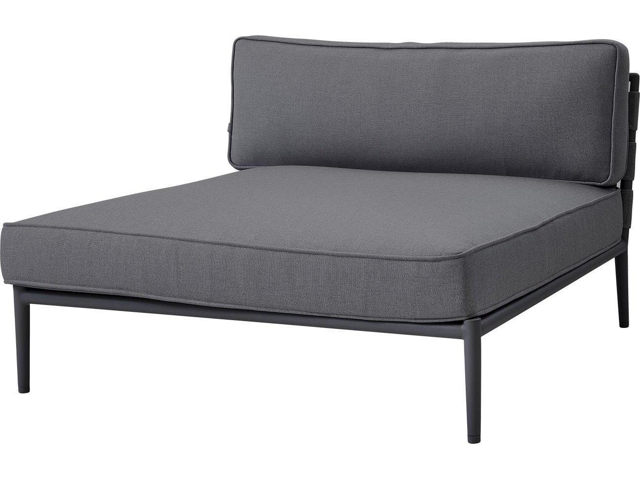 Cane Line Outdoor Conic Aluminum Cushion Modular Daybed