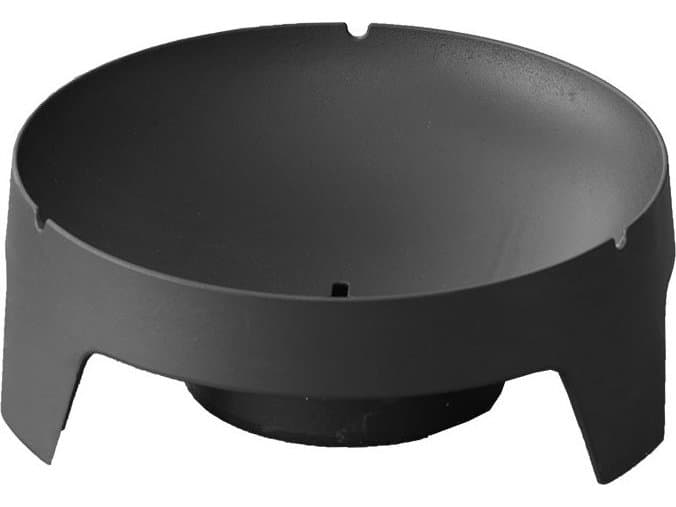 Cane Line Outdoor Ember Black Cast Iron Small Round Fire Pit