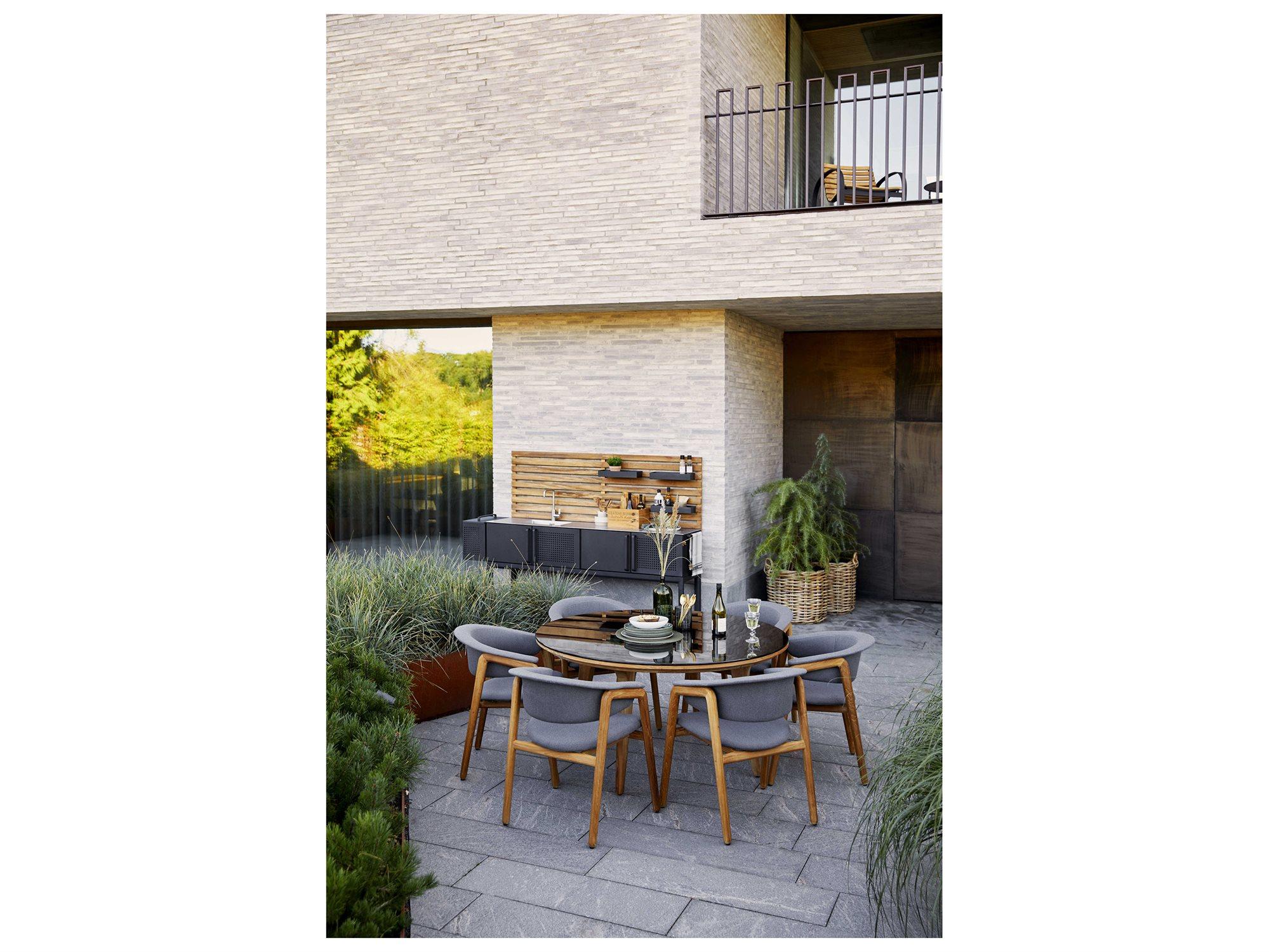 Cane Line Outdoor Aspect Teak Dining Set