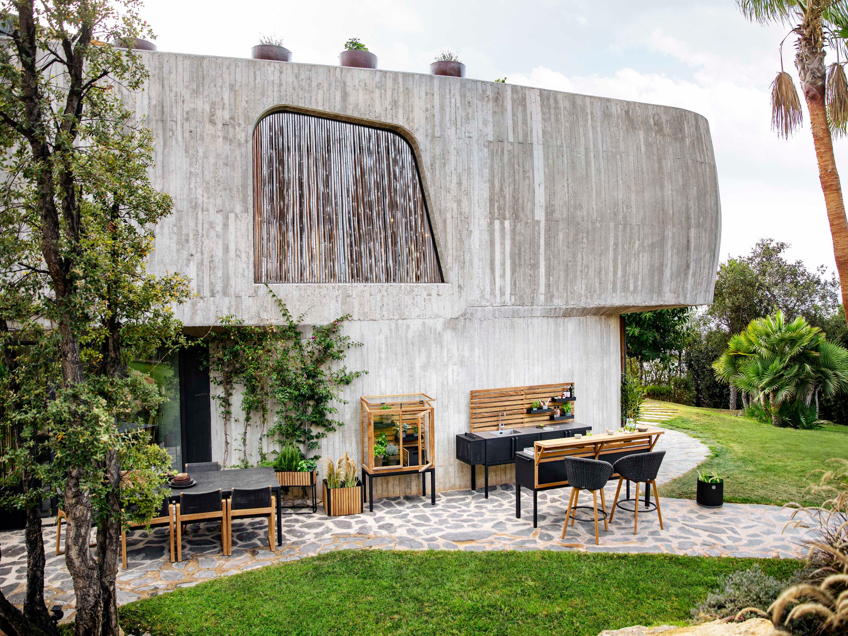 Cane Line Outdoor Drop Teak Kitchen Bar