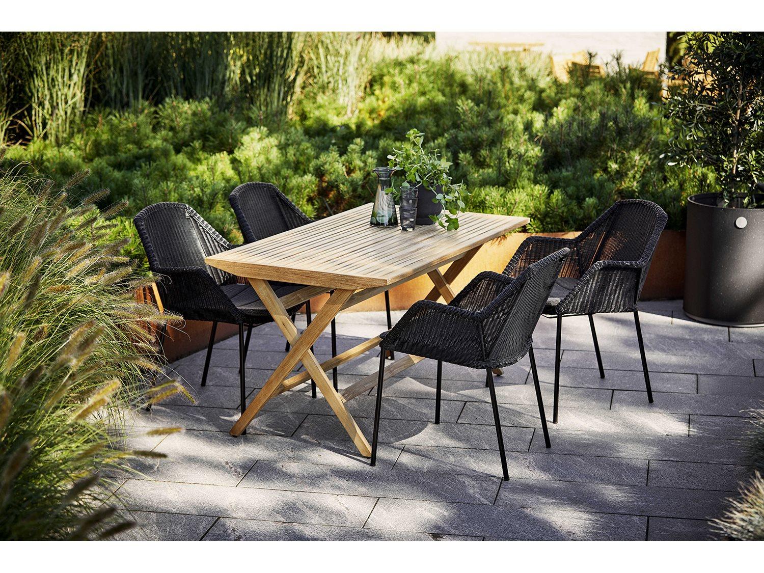 Cane Line Outdoor Breeze Aluminum Wicker Dining Set