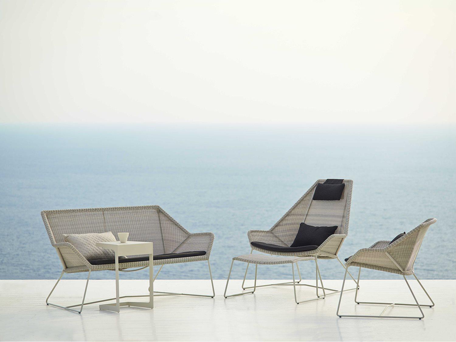 Cane Line Outdoor Breeze Aluminum Wicker Lounge Set