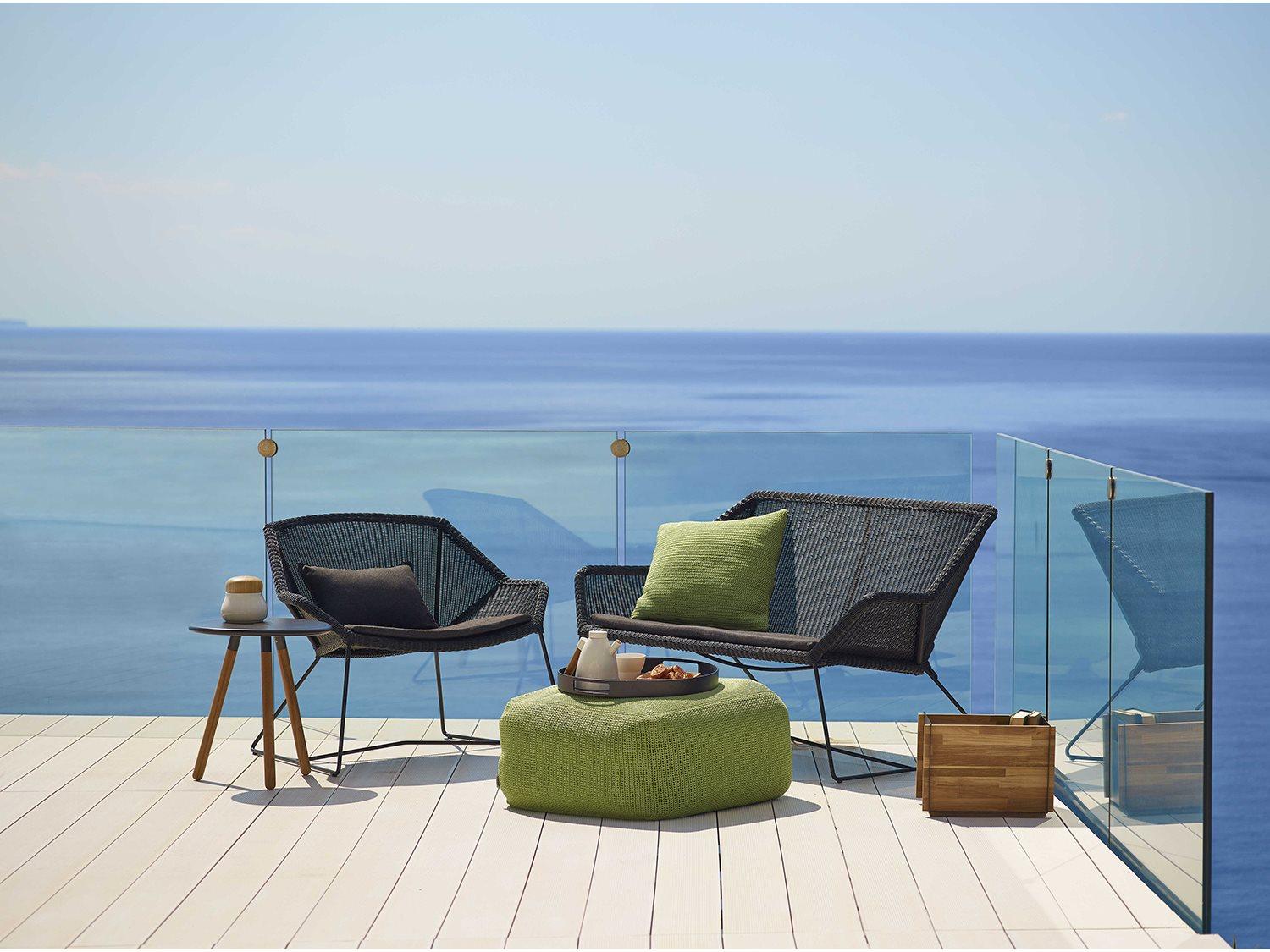 Cane Line Outdoor Breeze Aluminum Wicker Lounge Set