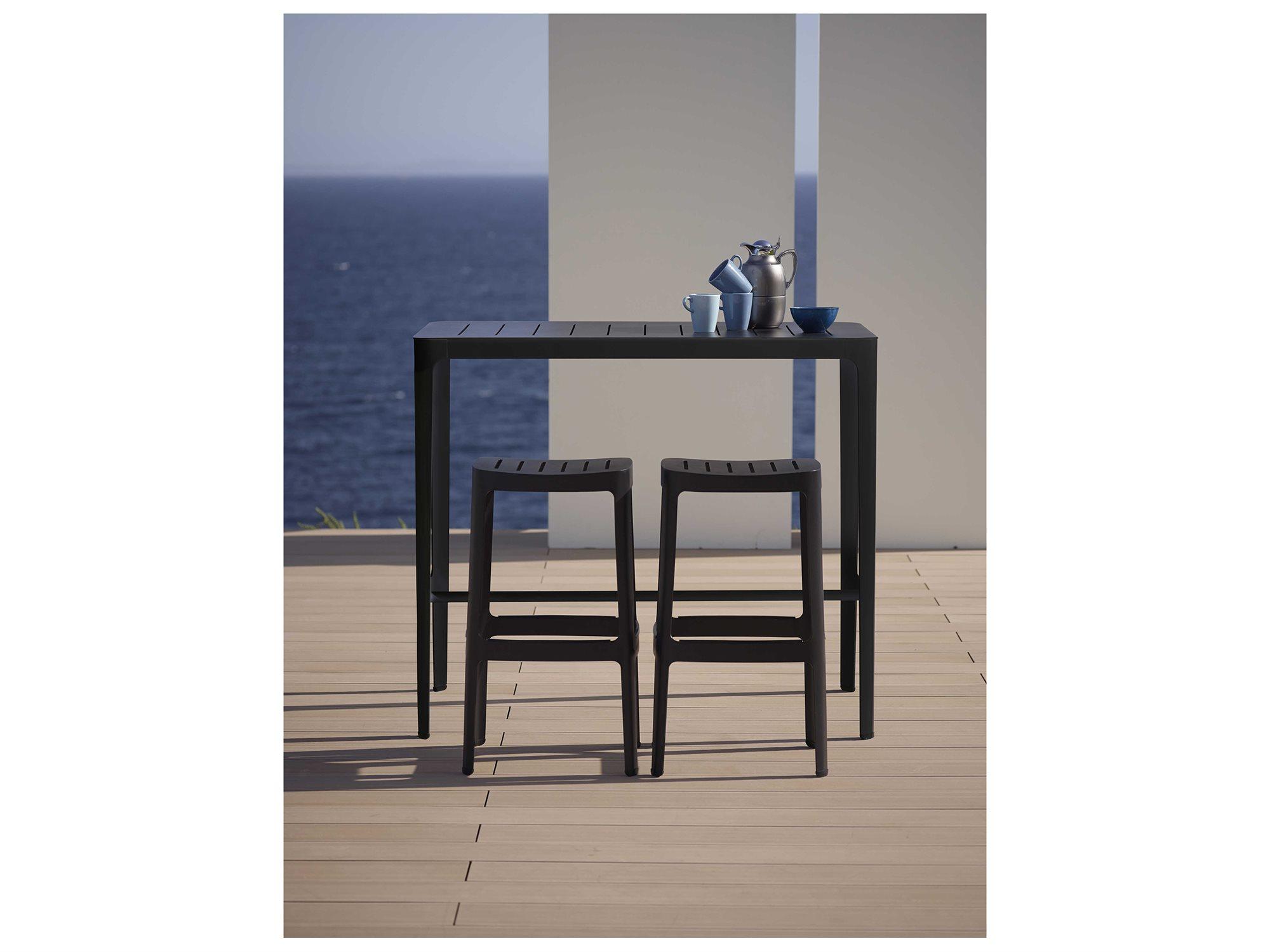 Cane Line Outdoor Cut Aluminum Bar Set