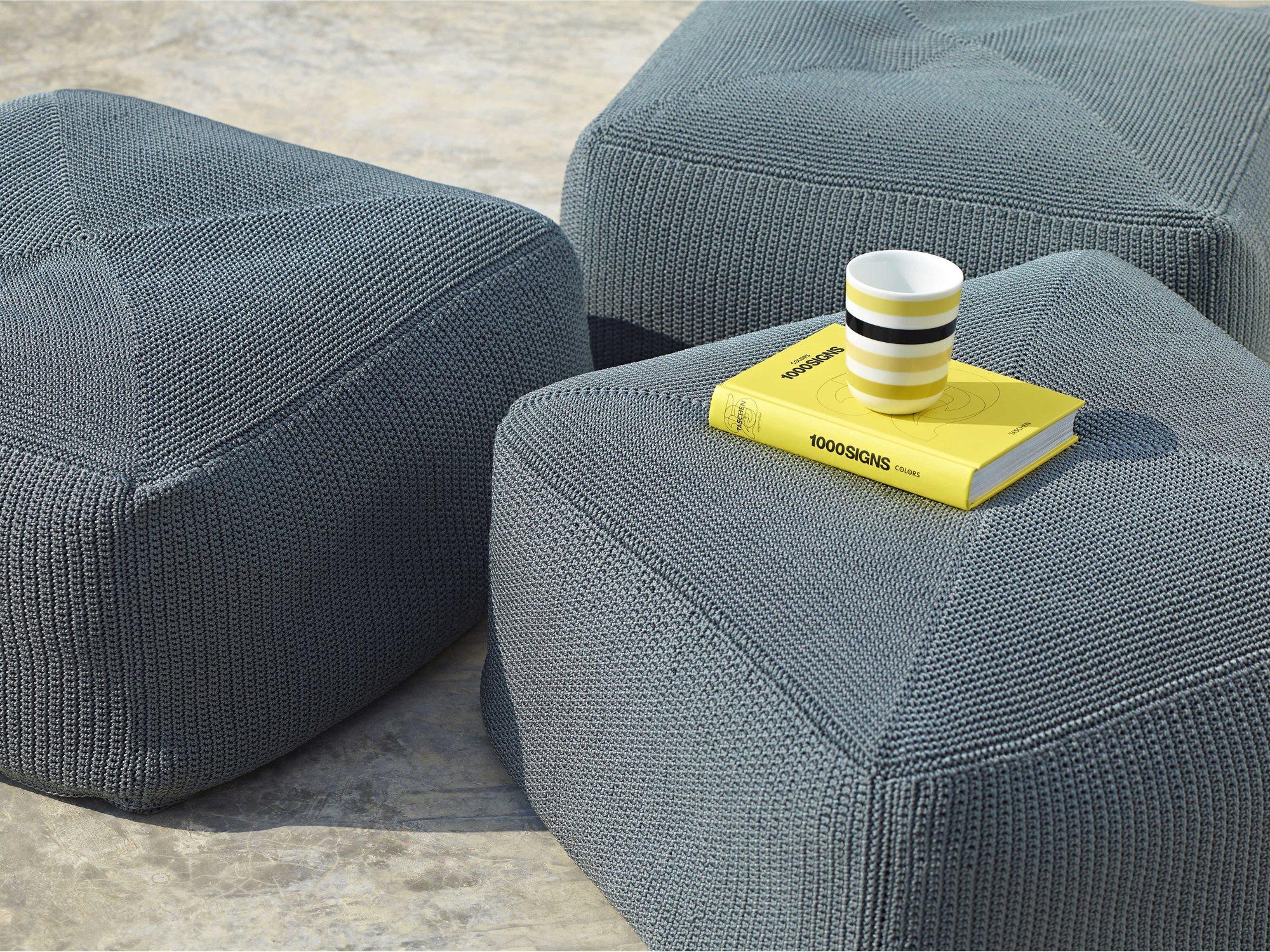 Cane Line Outdoor Divine Footstool Cushion Set