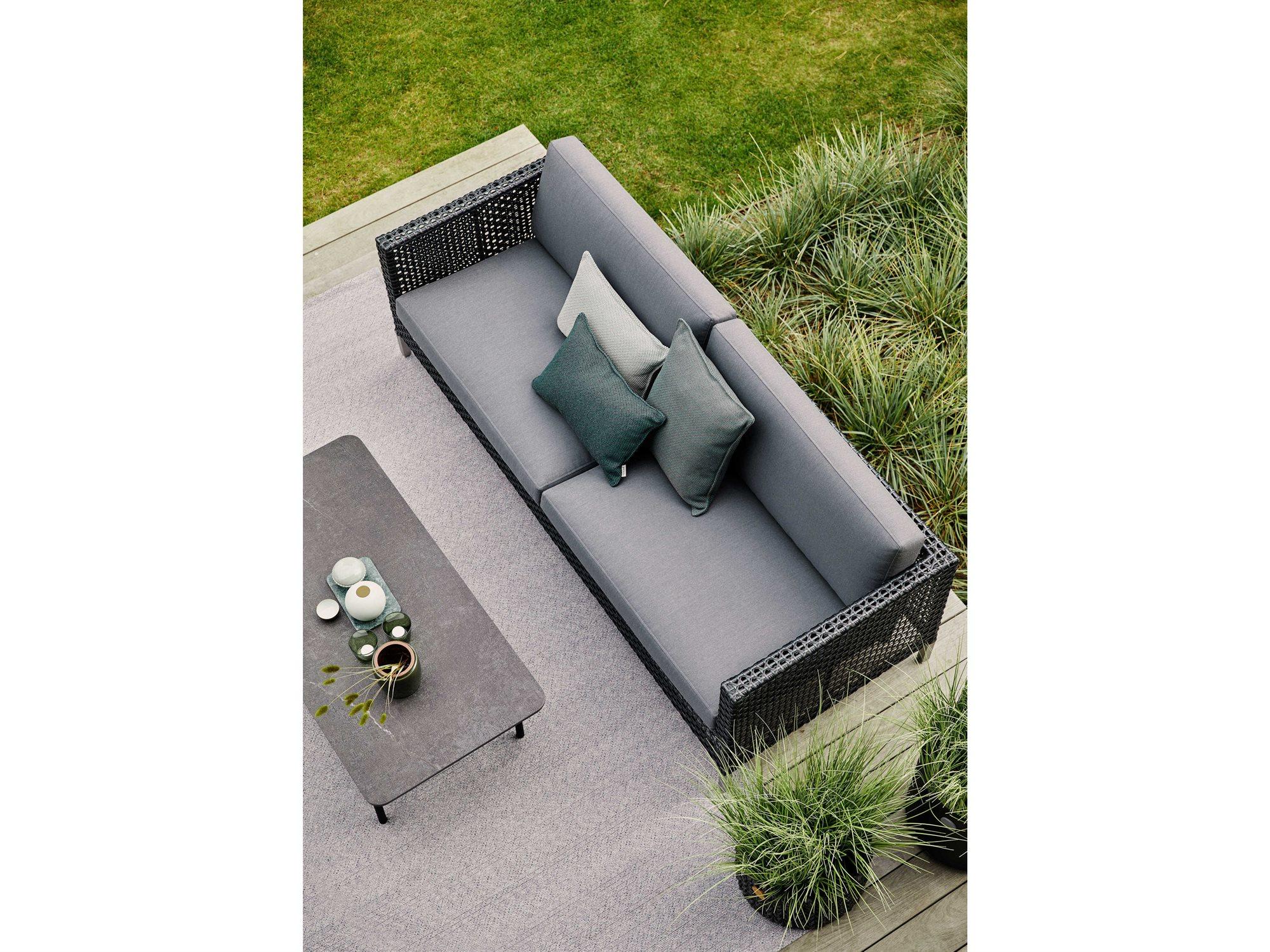 Cane Line Outdoor Dot Soft Rope Wicker Lounge Set