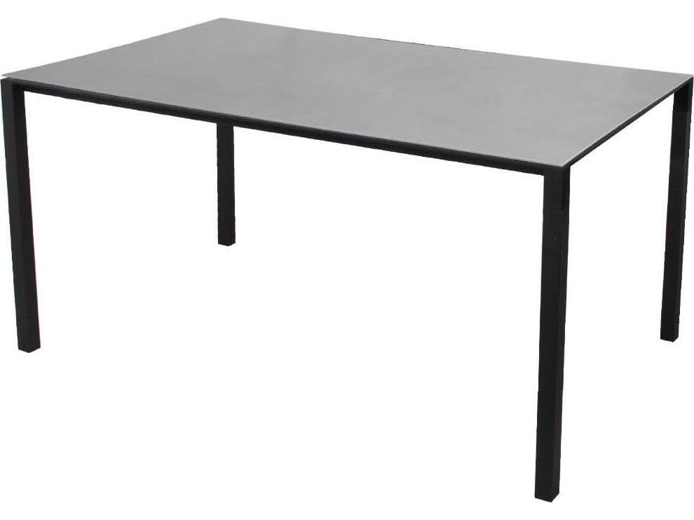 Cane Line Outdoor Pure Aluminum Rectangular Dining Table