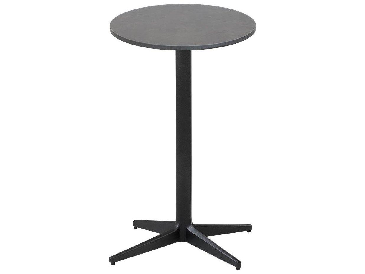 Cane Line Outdoor Drop Aluminum Round Cafeé Table
