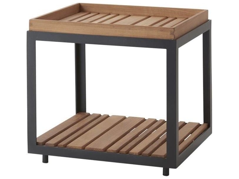 Cane Line Outdoor Level Aluminum Square Coffee Table