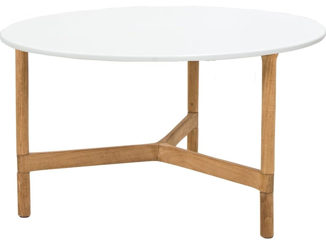 Cane Line Outdoor Twist Teak Medium Round Coffee Table