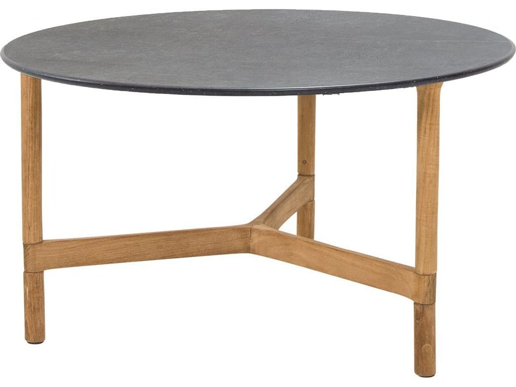 Cane Line Outdoor Twist Teak Medium Round Coffee Table