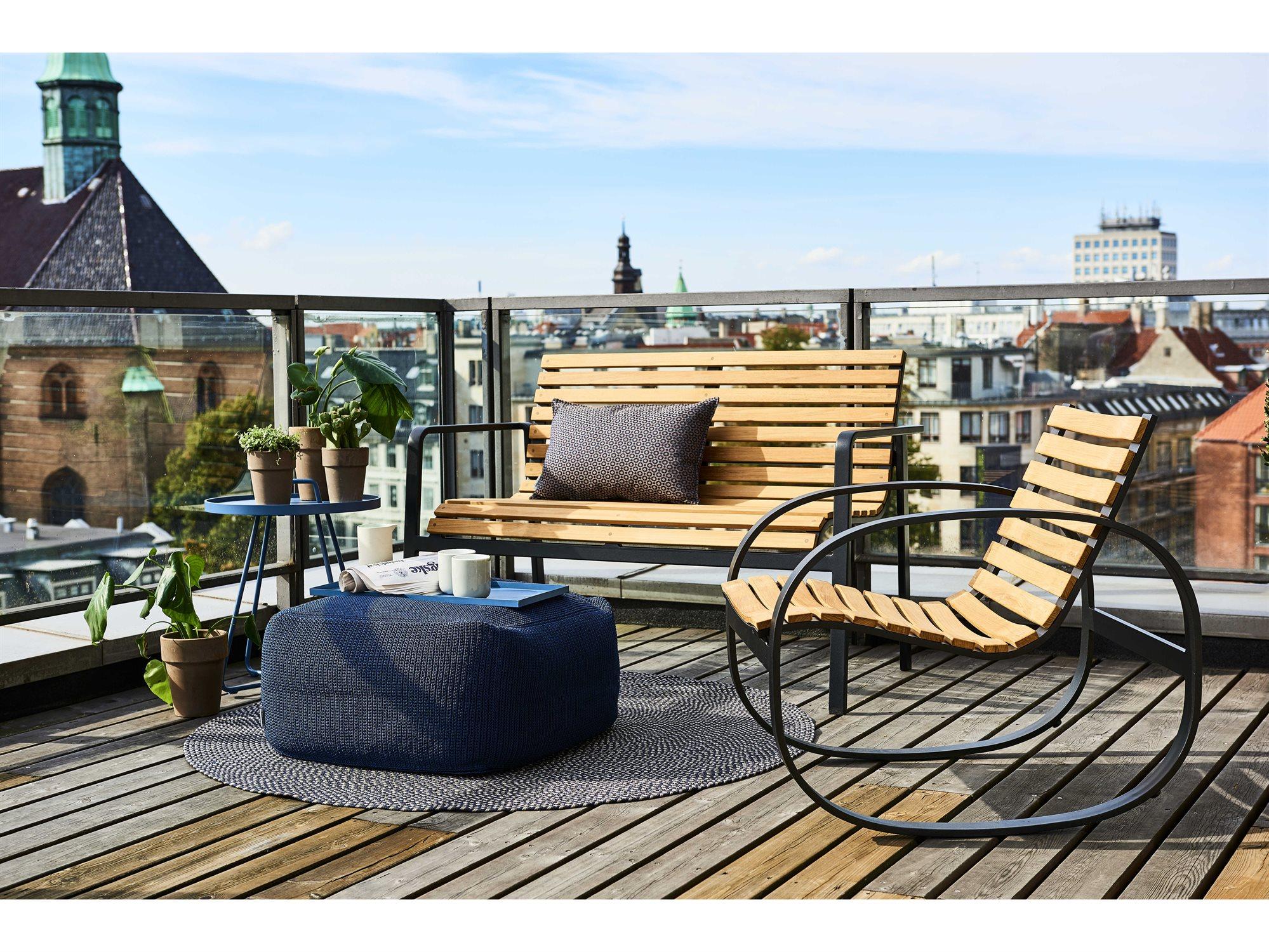 Cane Line Outdoor Parc Teak Aluminum Lounge Set