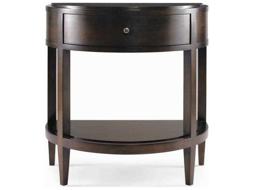 Century Furniture Tribeca 1-Drawer Brown Maple Wood Nightstand