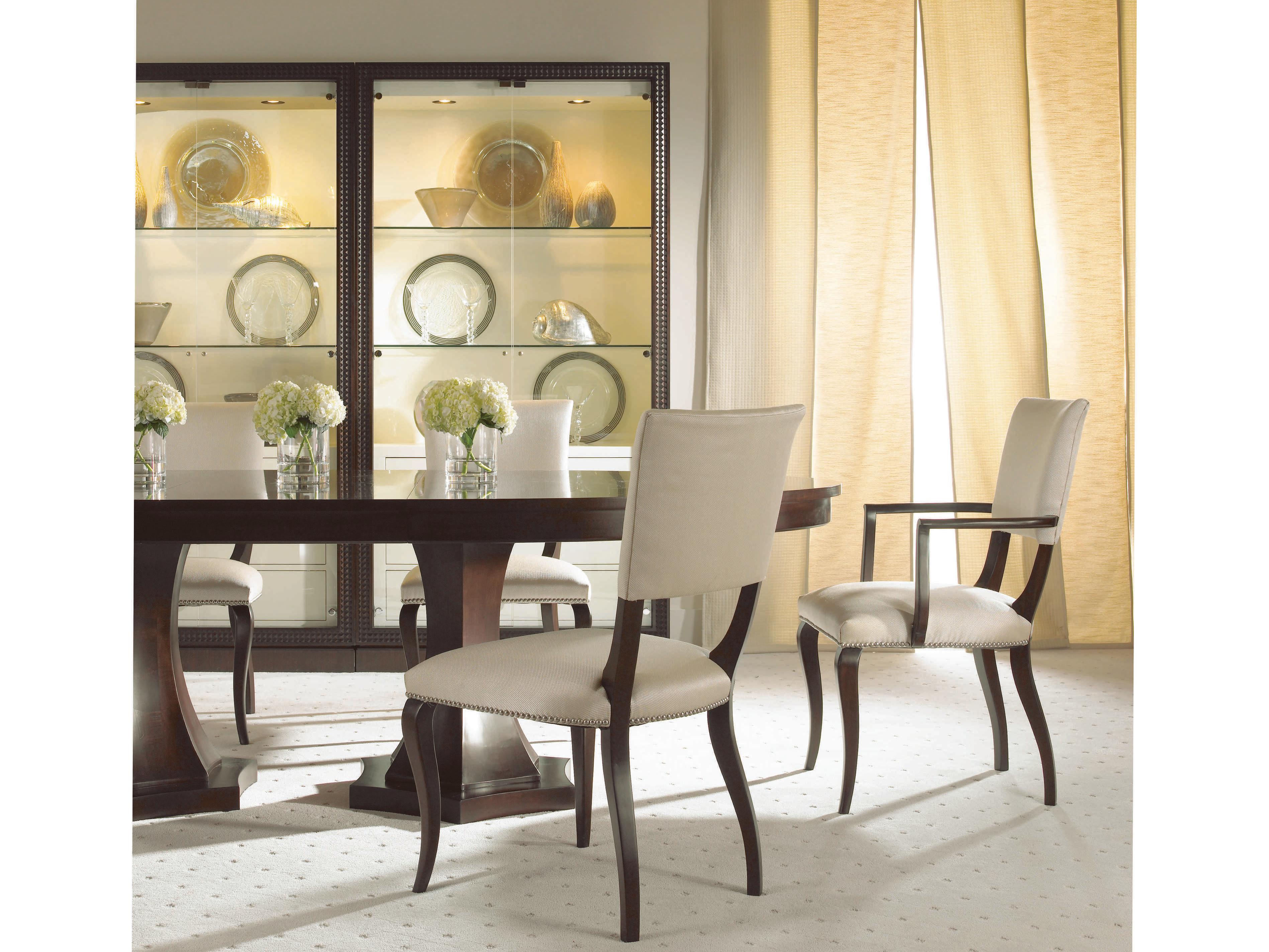 Century Furniture Tribeca Extendable Oval Wood Dining Table