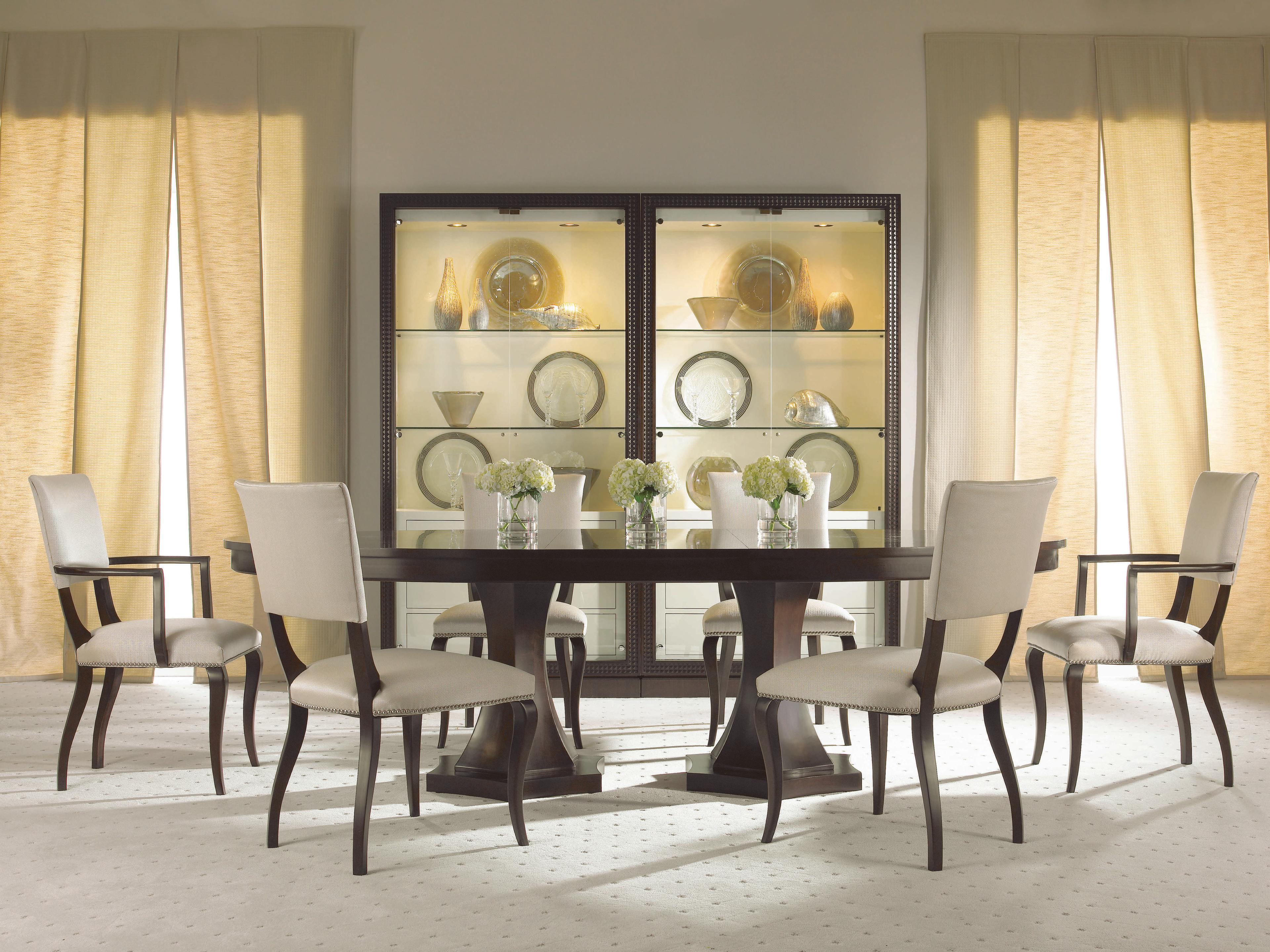 Century Furniture Tribeca Extendable Oval Wood Dining Table
