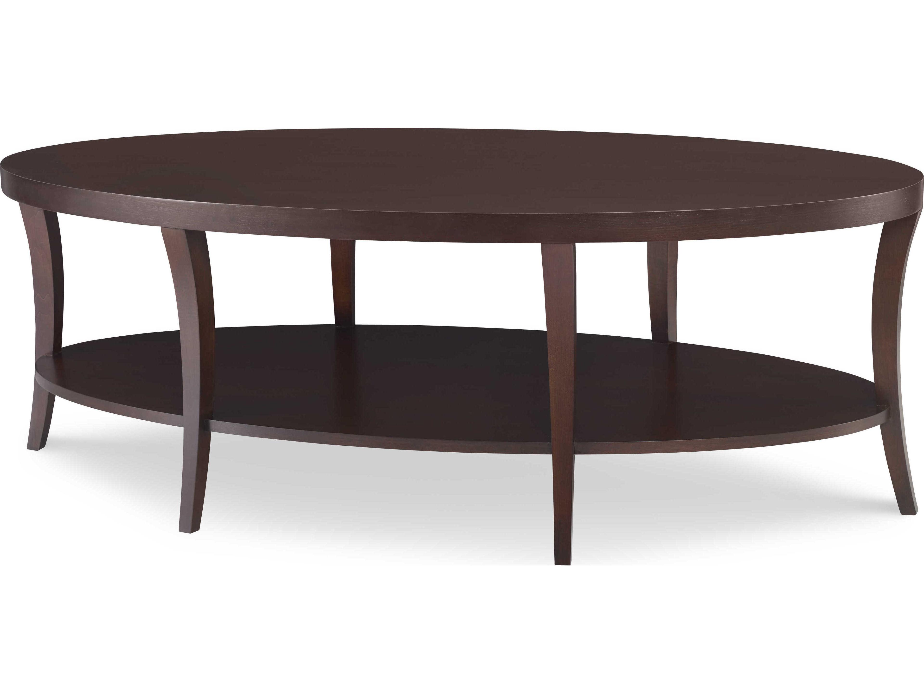 Century Furniture Tribeca Oval Wood Coffee Table
