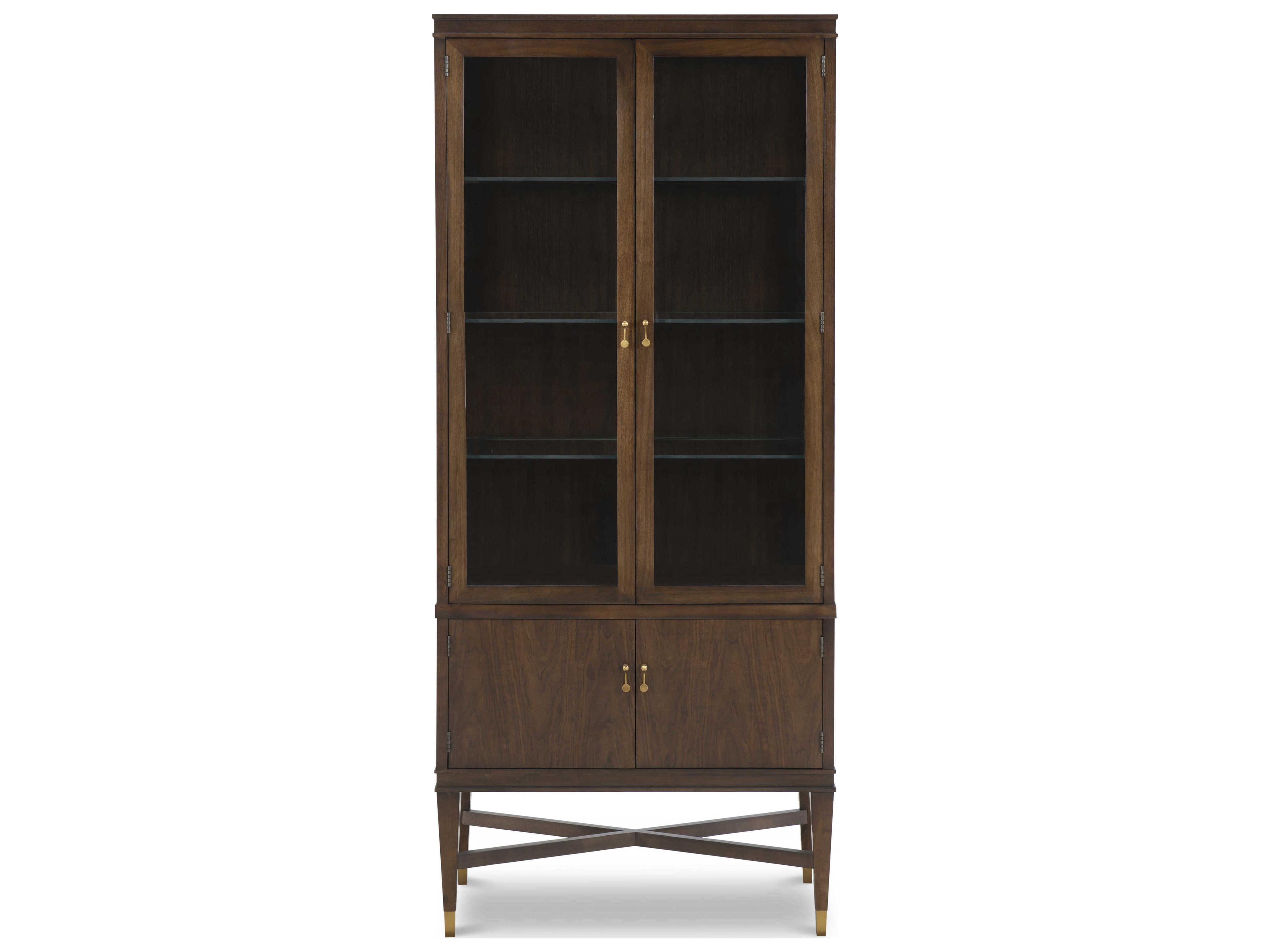Century Furniture Bridgeton Maple Wood Curio Display Cabinet