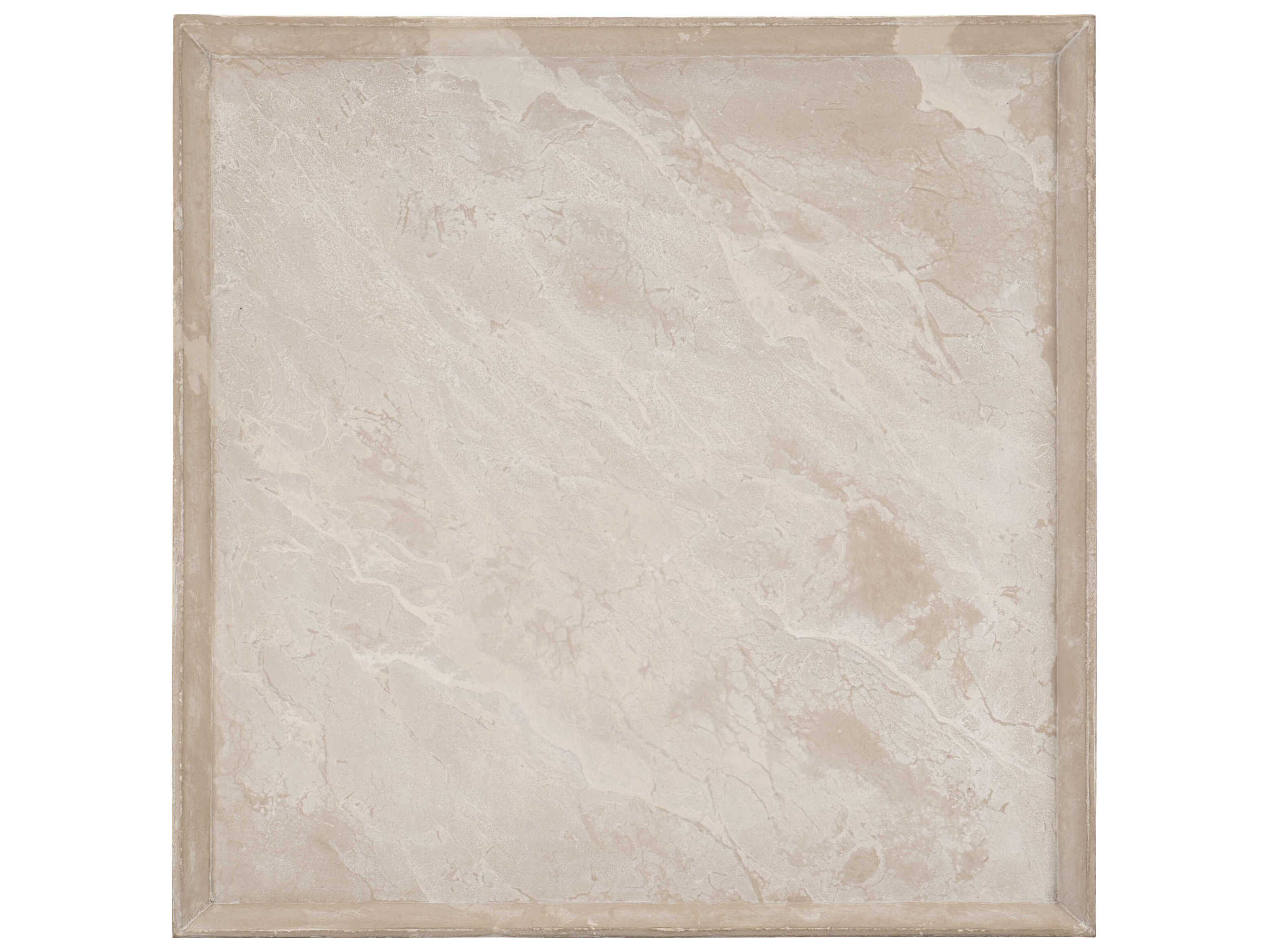 Century Furniture Mesa Rectangular Faux Stone End Table