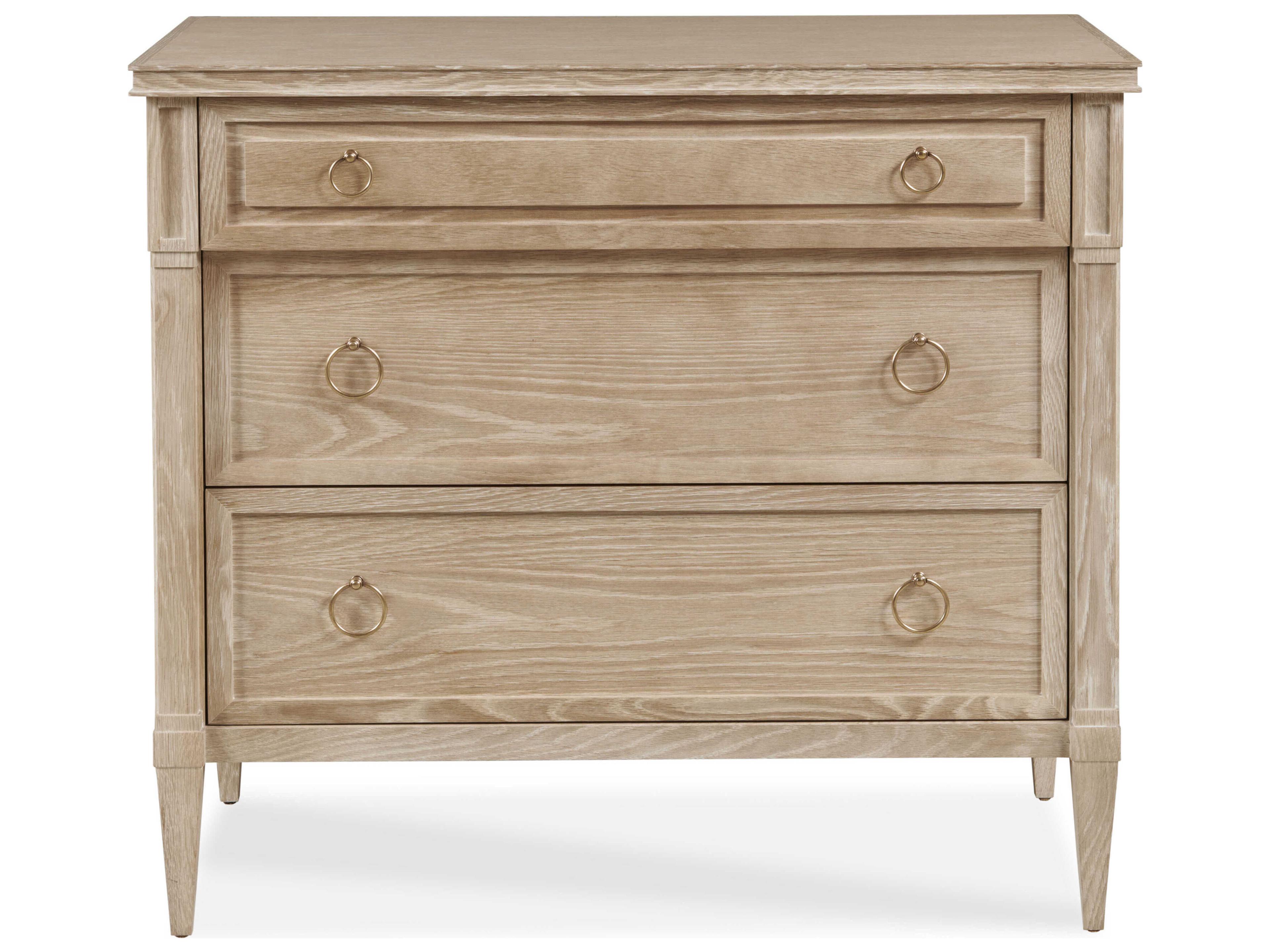Century Furniture Maison-47 3-Drawers Natural Oak Wood Dresser