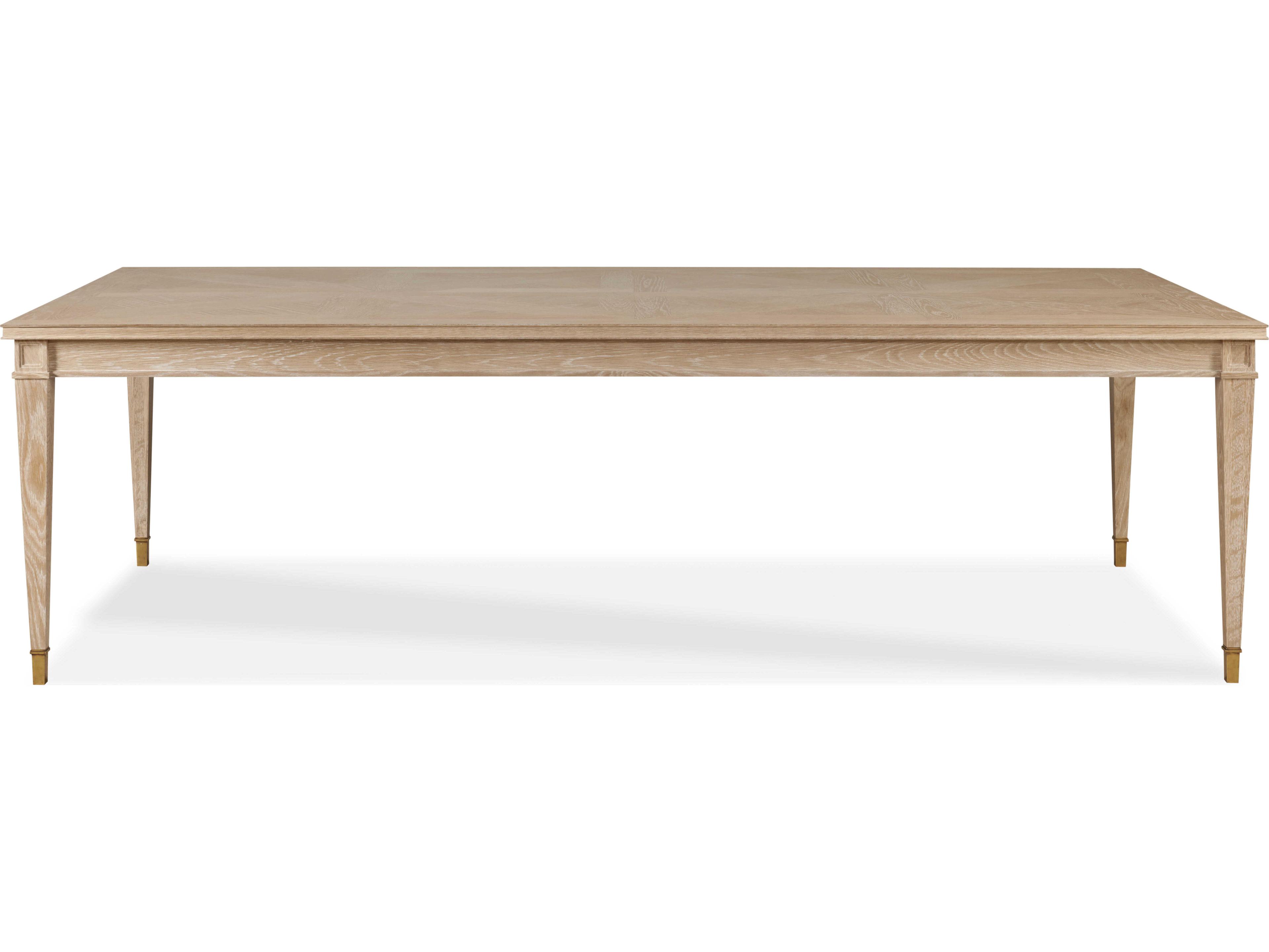 Century Furniture Maison-47 Rectangular Wood Blonde Cerused Dining Table