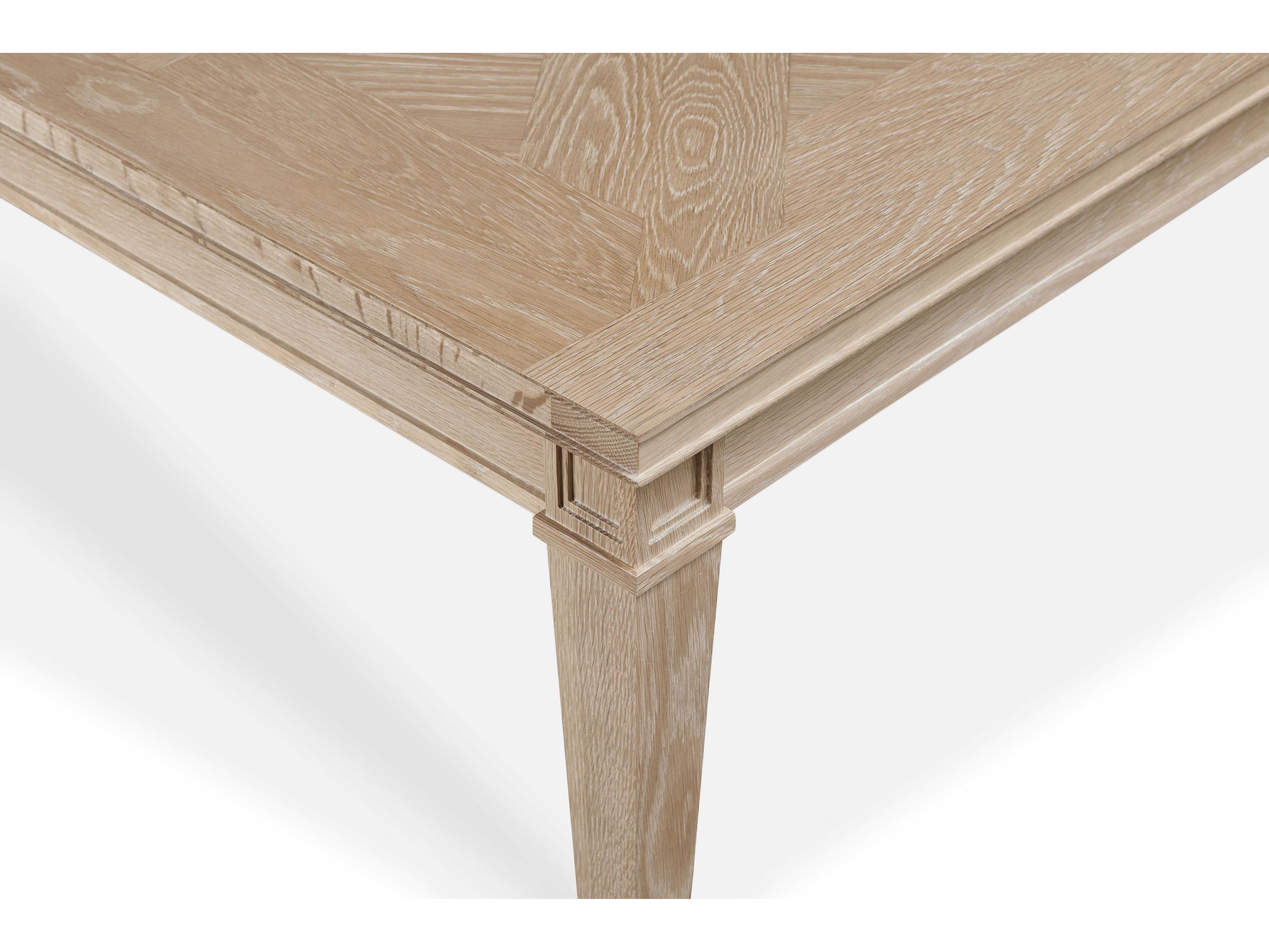 Century Furniture Maison-47 Rectangular Wood Blonde Cerused Dining Table