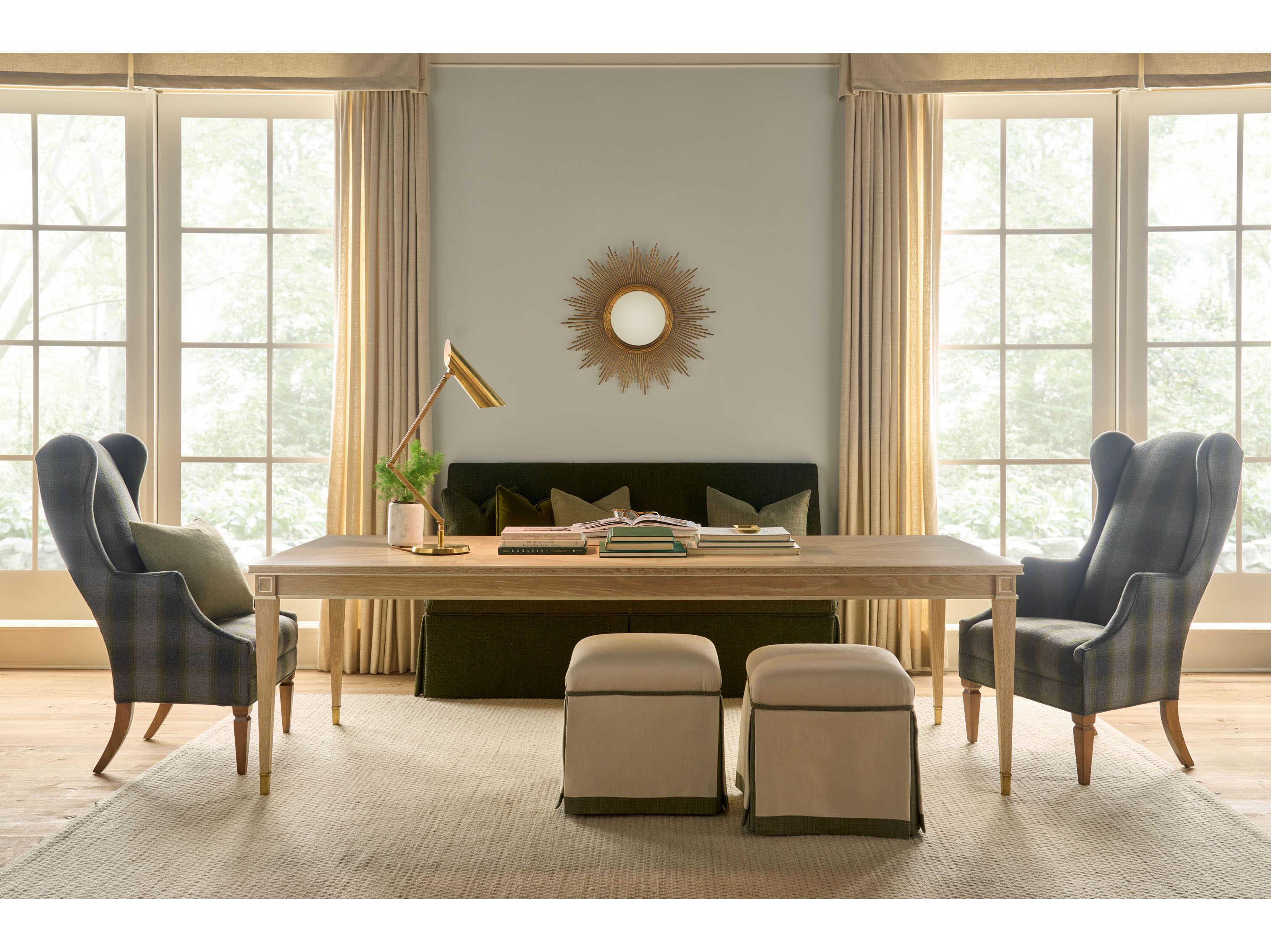 Century Furniture Maison-47 Rectangular Wood Blonde Cerused Dining Table