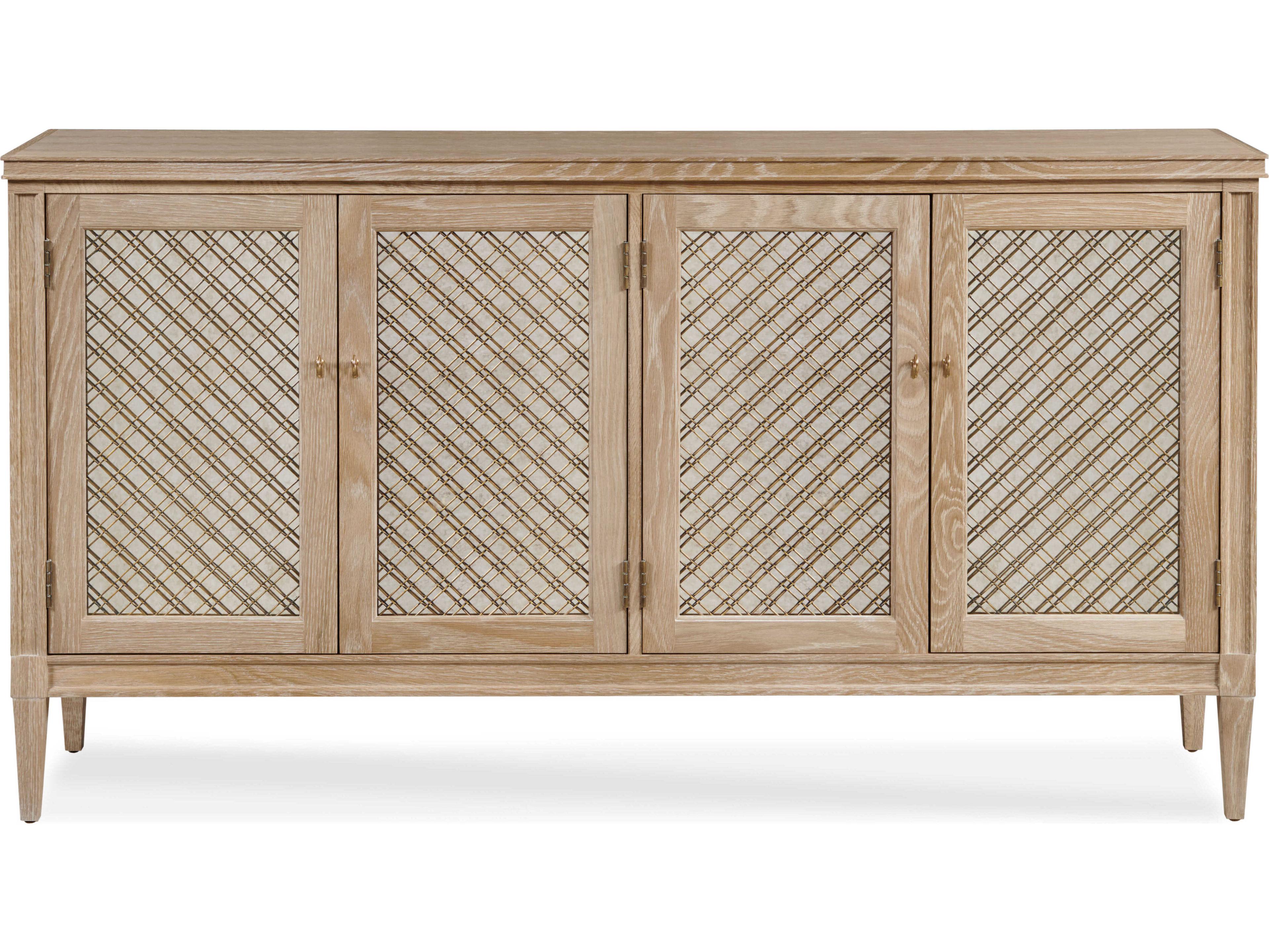 Century Furniture Maison-47 66" Oak Wood Blonde Cerused Sideboard