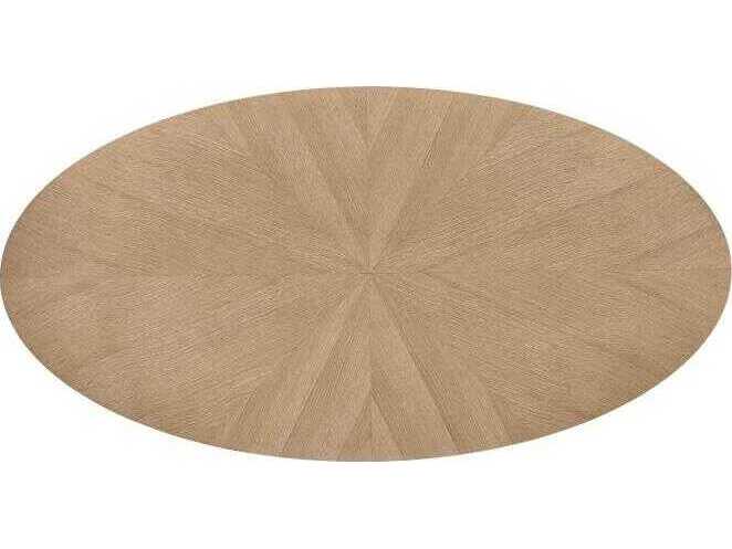 Century Furniture Maison-47 Round Wood Blonde Cerused Coffee Table