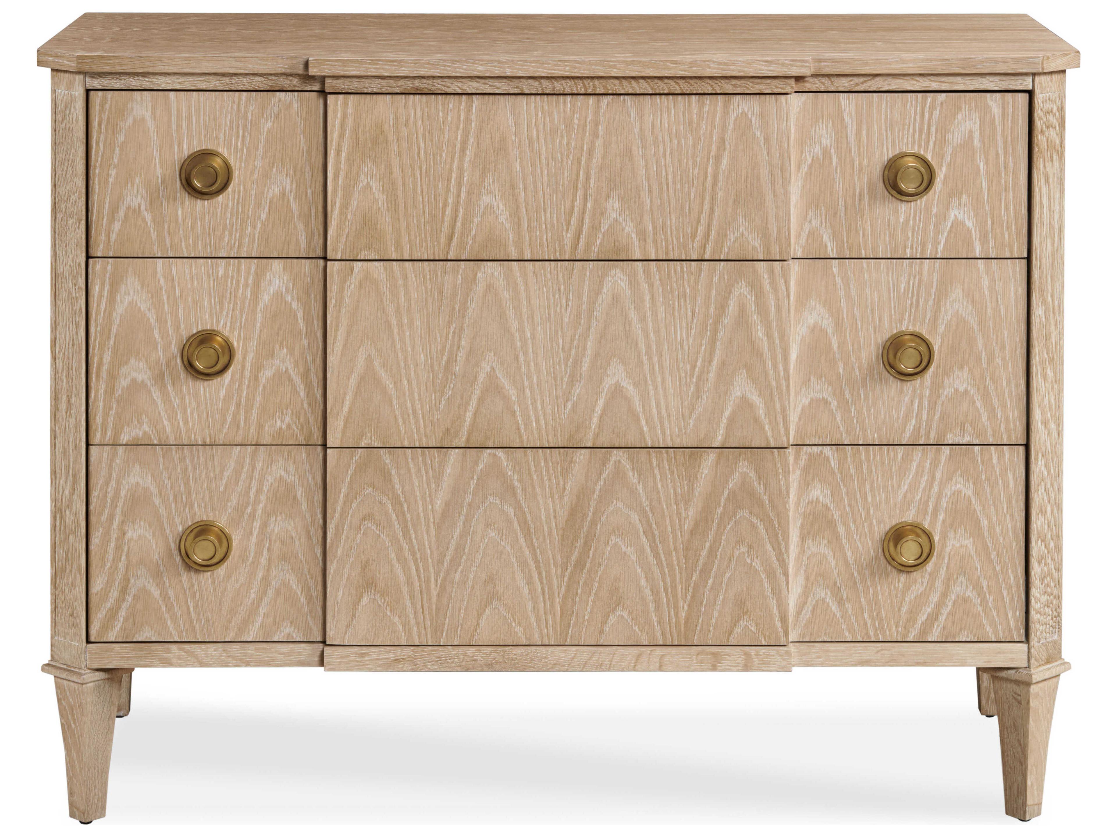 Century Furniture Maison-47 Blonde Cerused Beige Oak Wood Accent Chest
