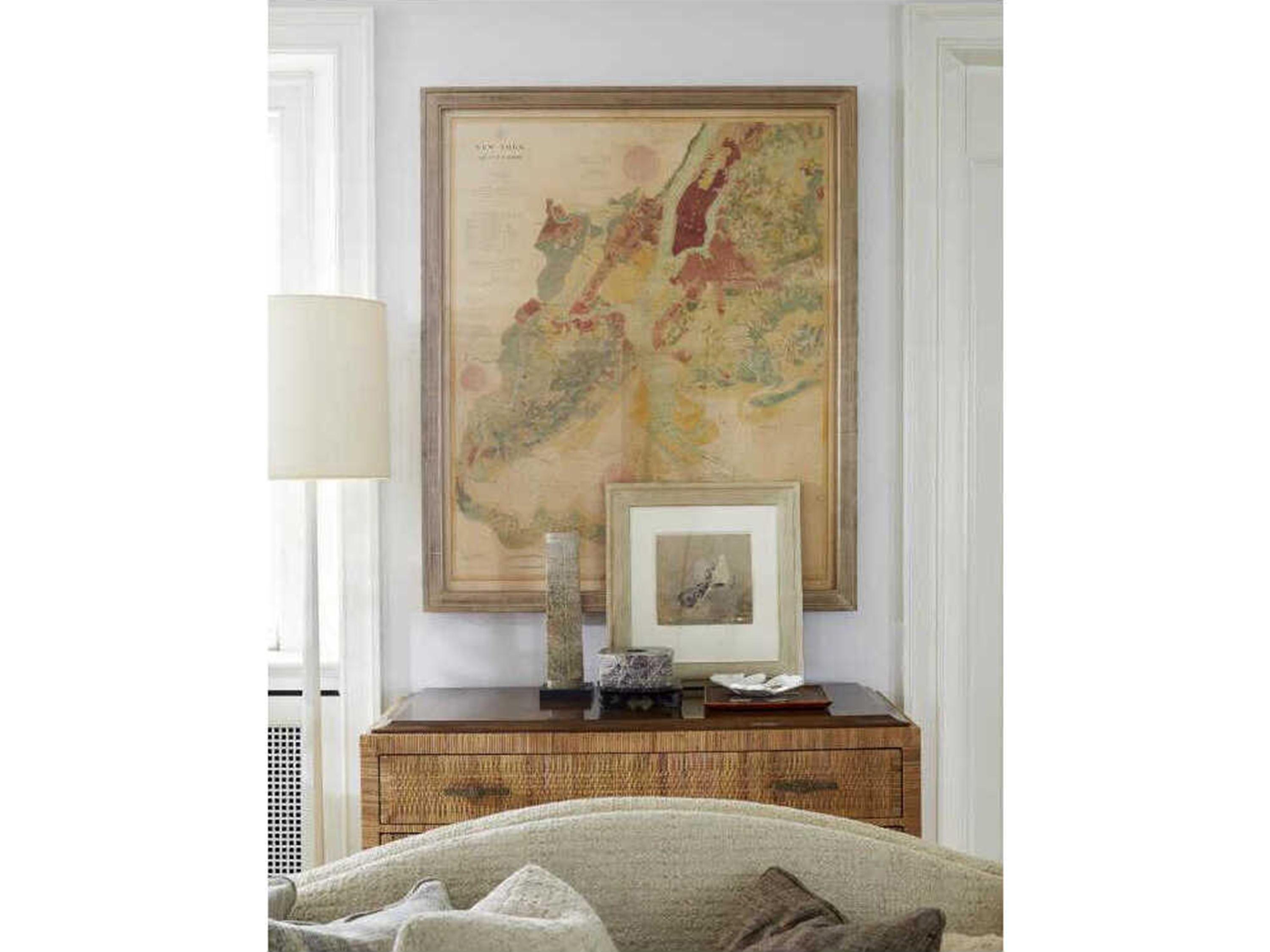 Century Furniture Thomas Obrien City Light Brown Mahogany Wood Accent Chest