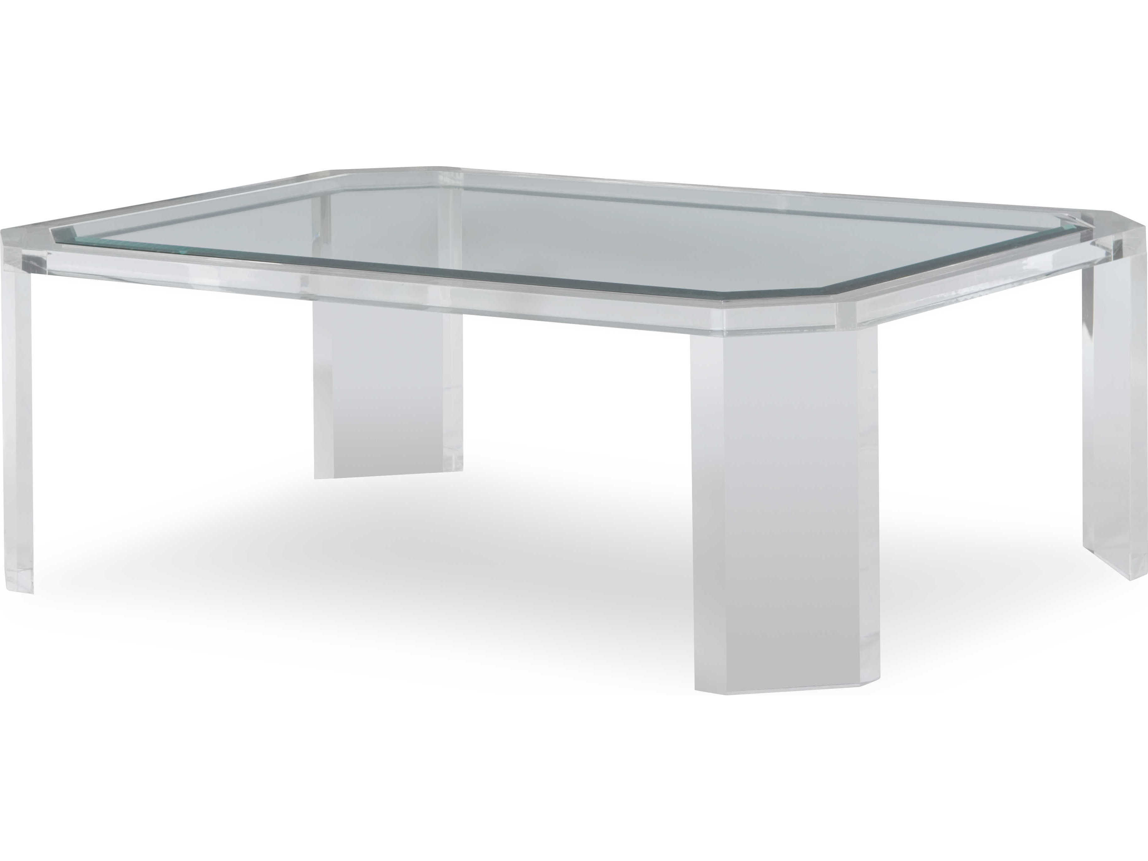 Century Furniture Thomas Obrien Rectangular Glass Coffee Table