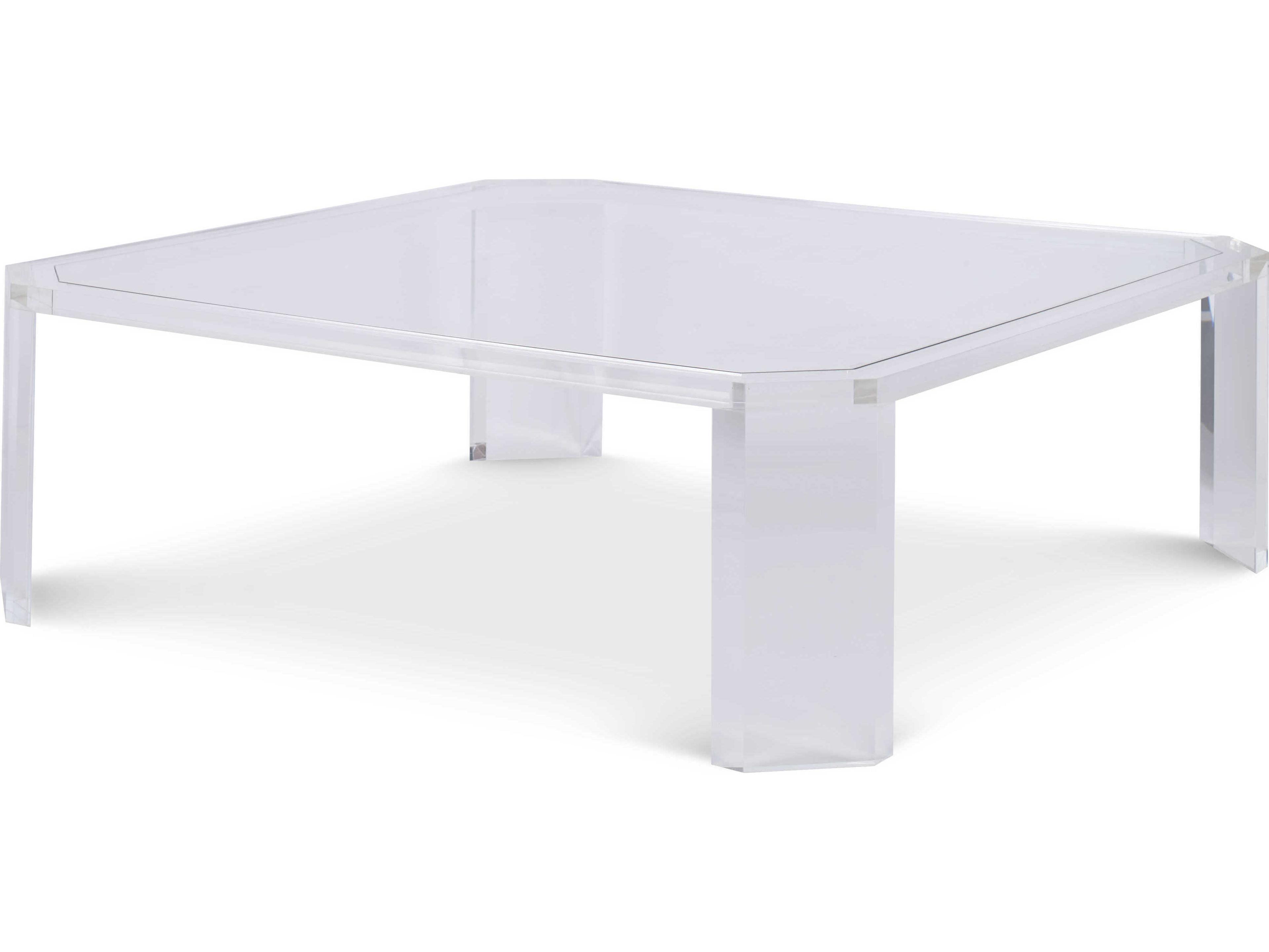Century Furniture Thomas Obrien Square Glass Coffee Table