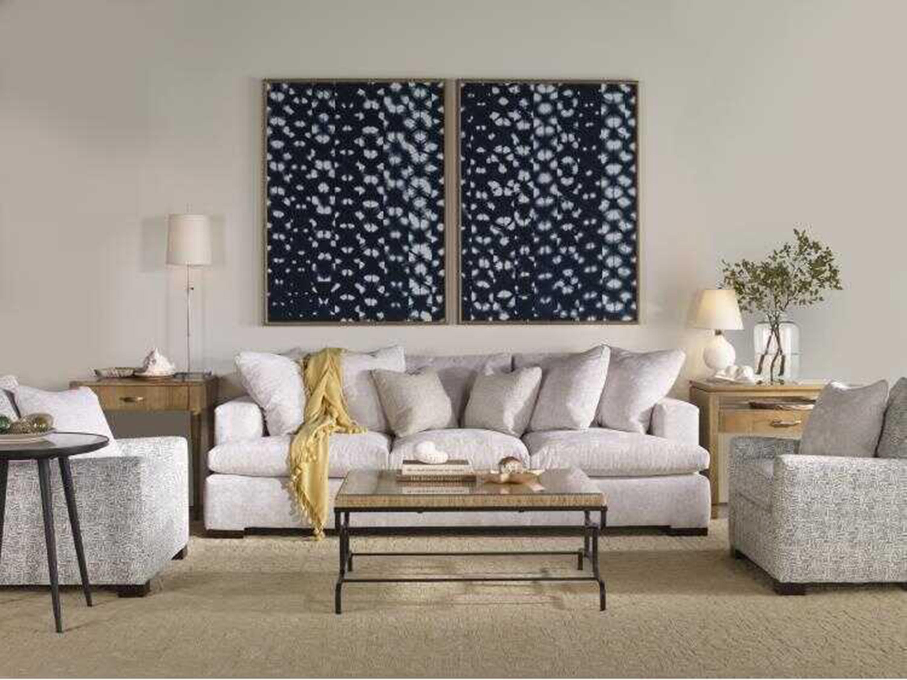 Century Furniture Thomas Obrien Rectangular Glass Coffee Table