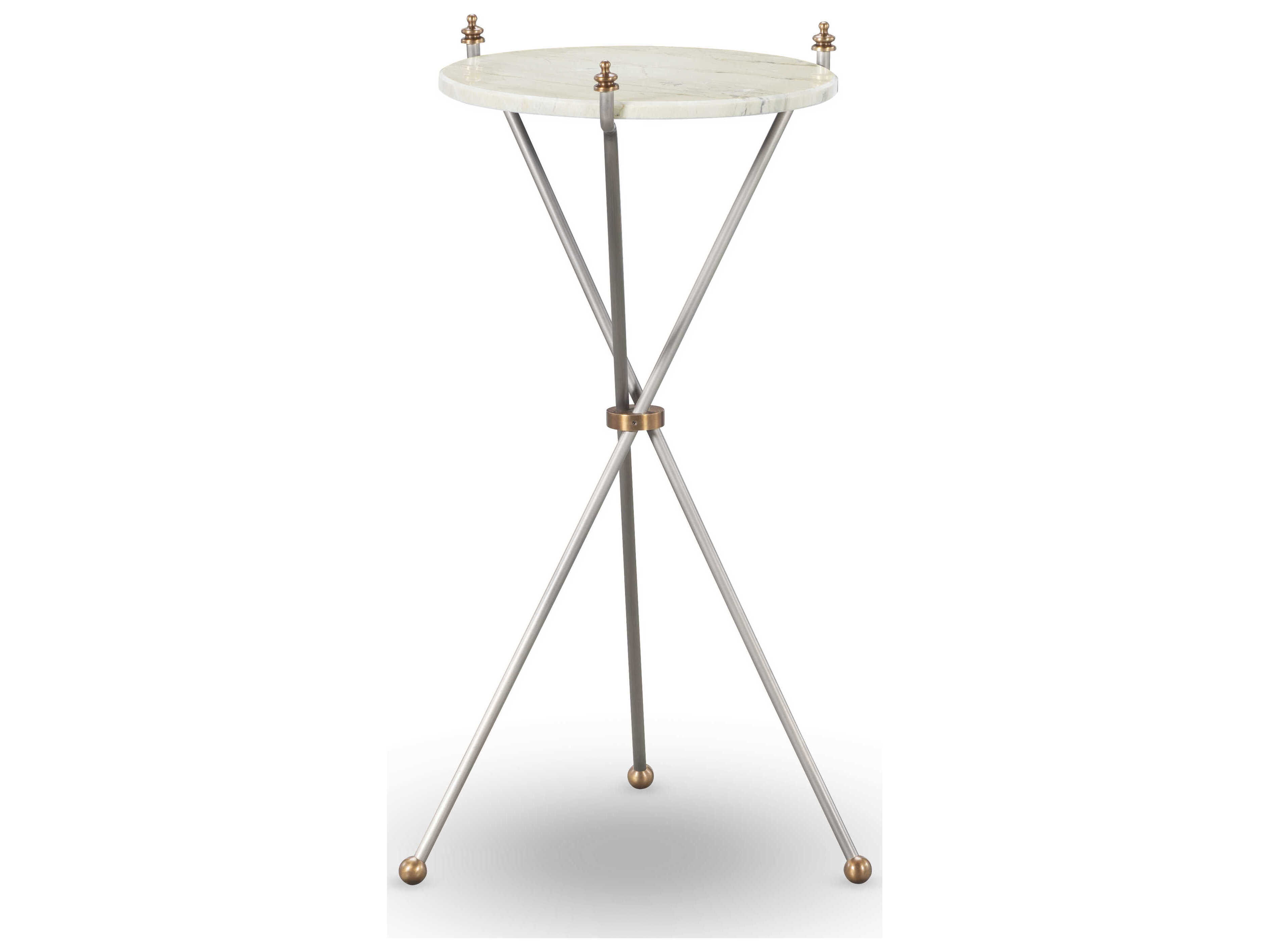 Century Furniture Thomas O'Brien Felix Round Stone End Table