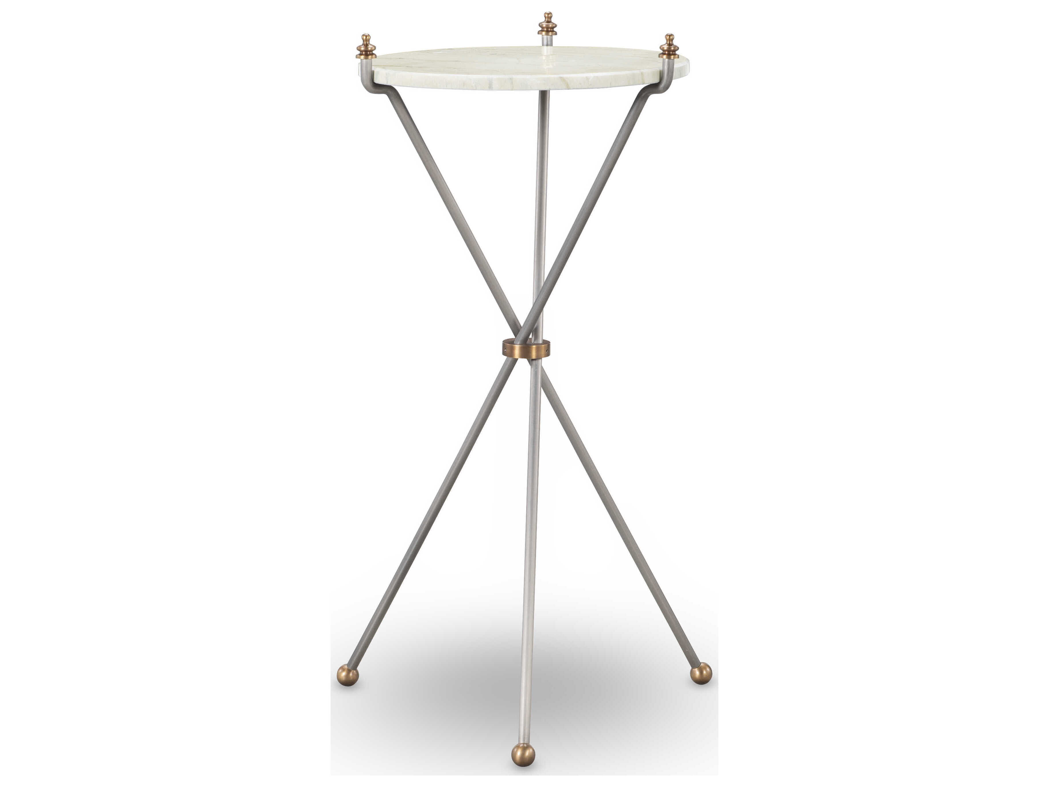 Century Furniture Thomas O'Brien Felix Round Stone End Table