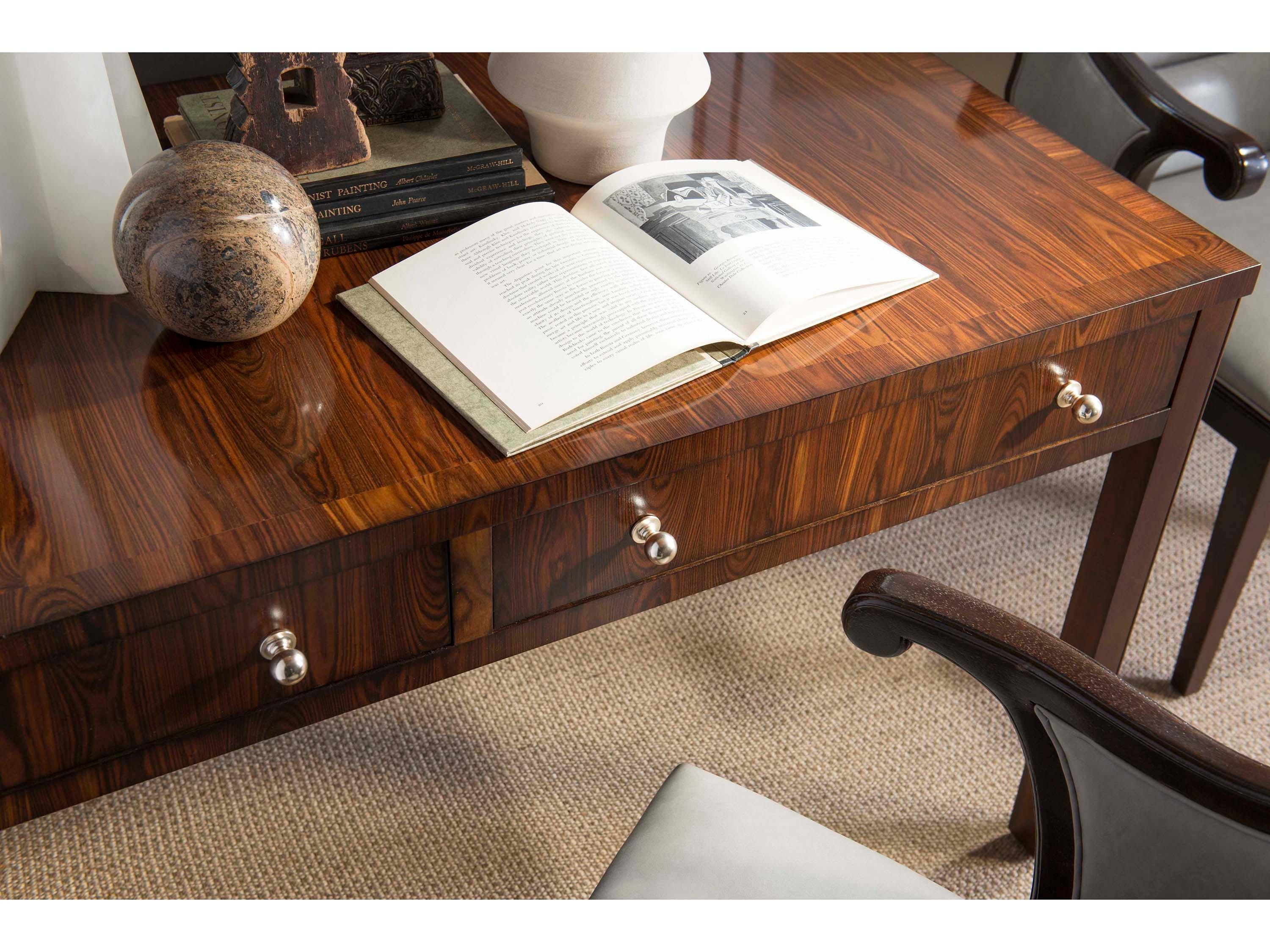 Century Furniture Thomas Obrien City Light Brown Mahogany Wood Secretary Desk