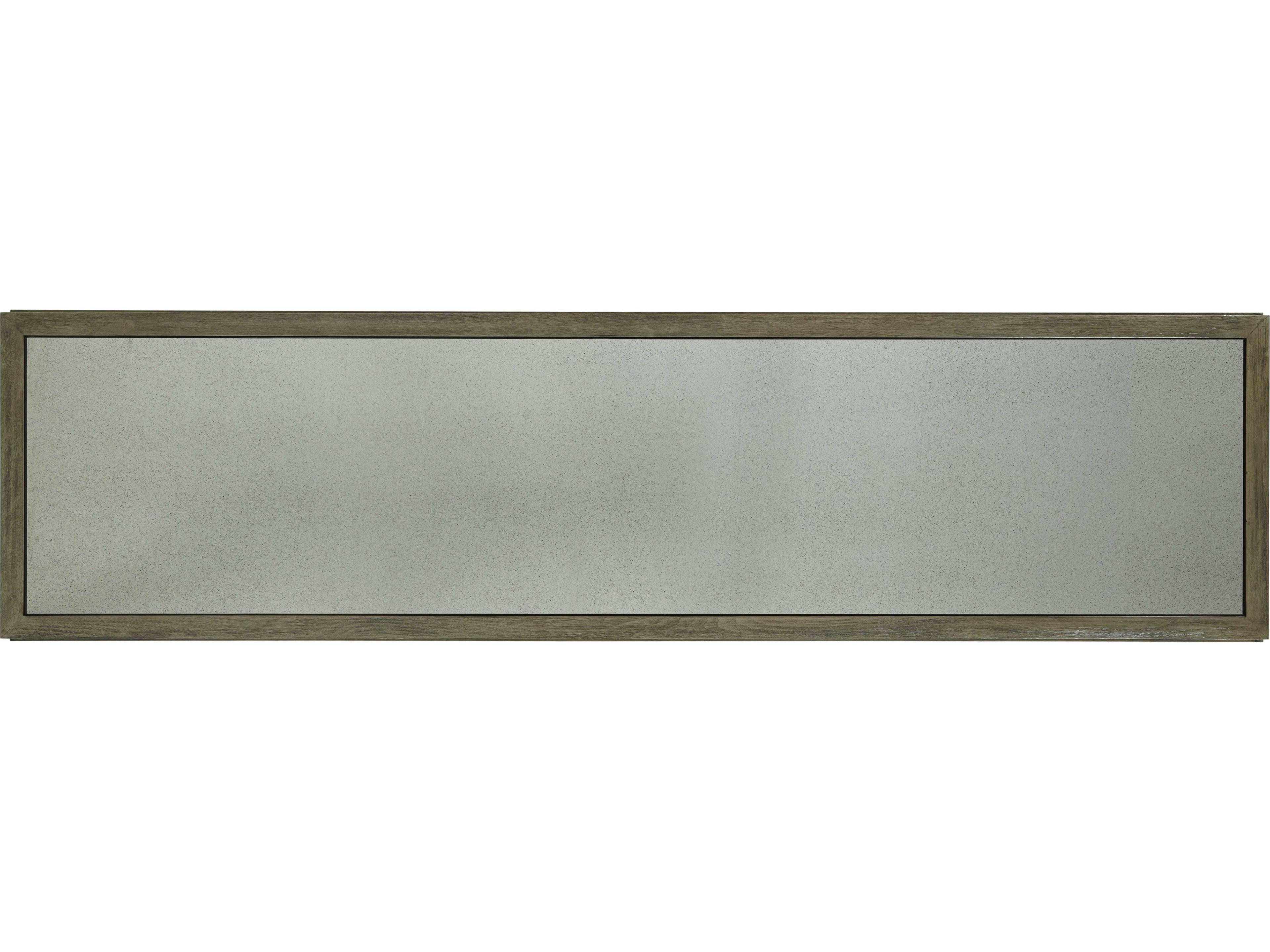 Century Furniture Citation Folsom Rectangular Mirror Greige Console Table